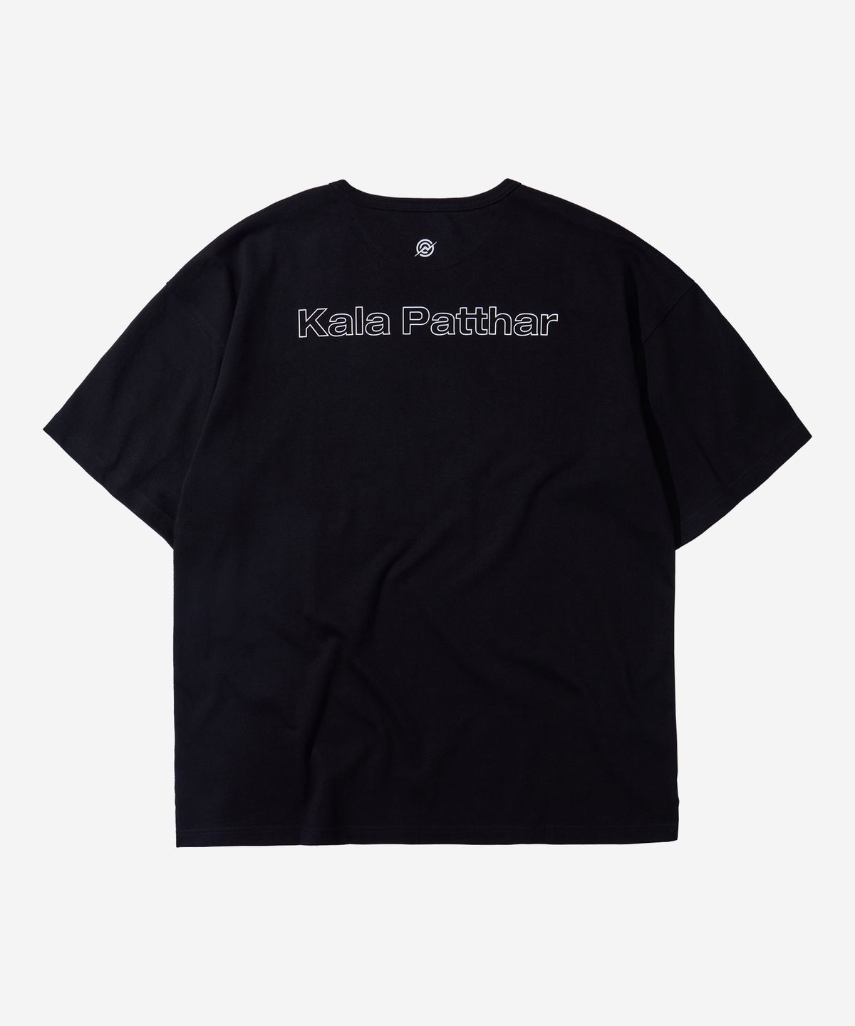칼라파타르(KALAPATTHAR) Front Logo Loose Fit T-Shirt - Black