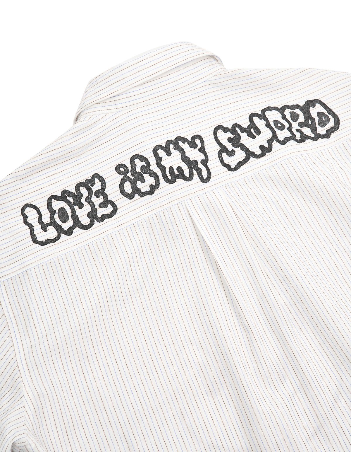 로어즈(LORES) Lucky Stripe S/S Shirts - White