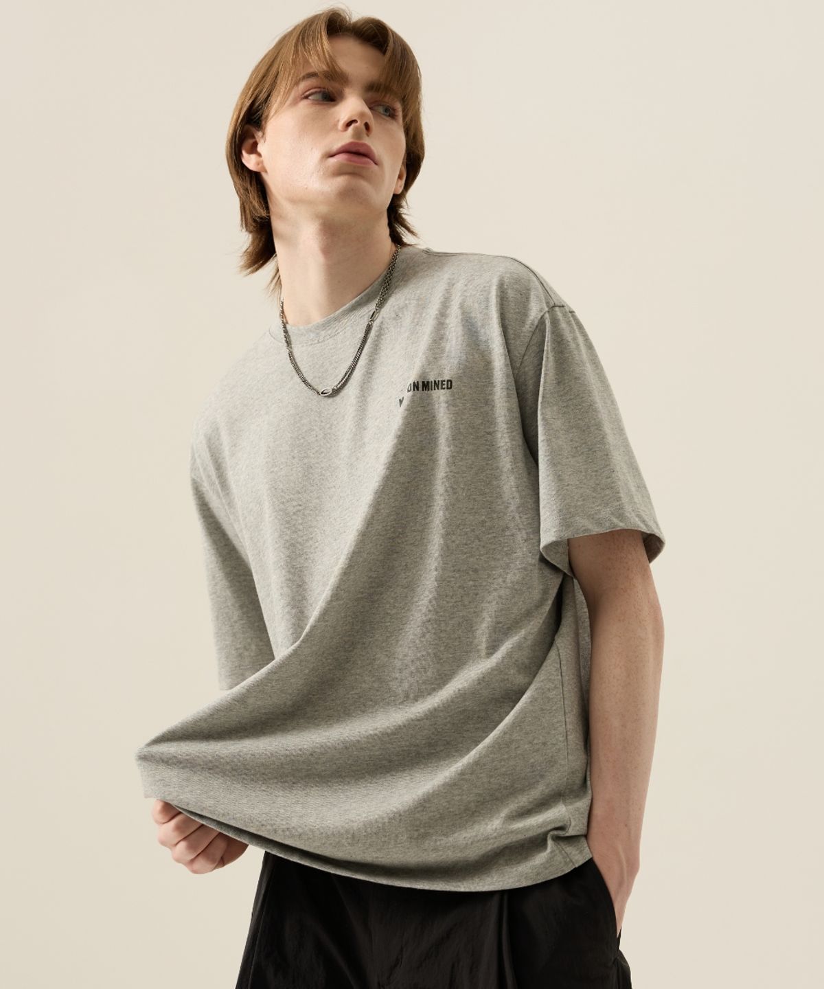 메종미네드(MAISON MINED) [4COLOR] SUPIMA ROUND NECK