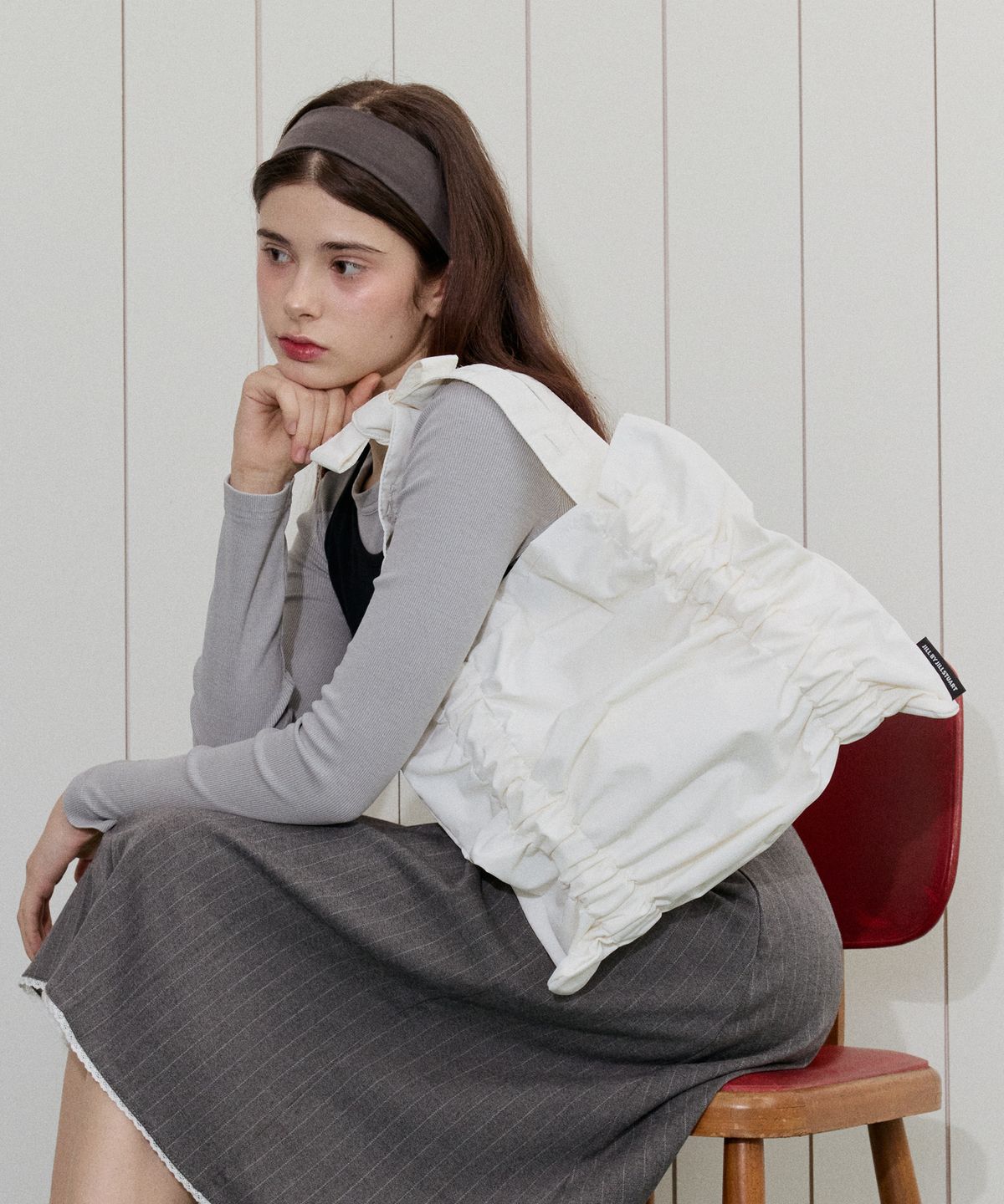 질바이질스튜어트(JILL BY JILLSTUART) [찰리] 마켓 라지 숄더백 - 3color