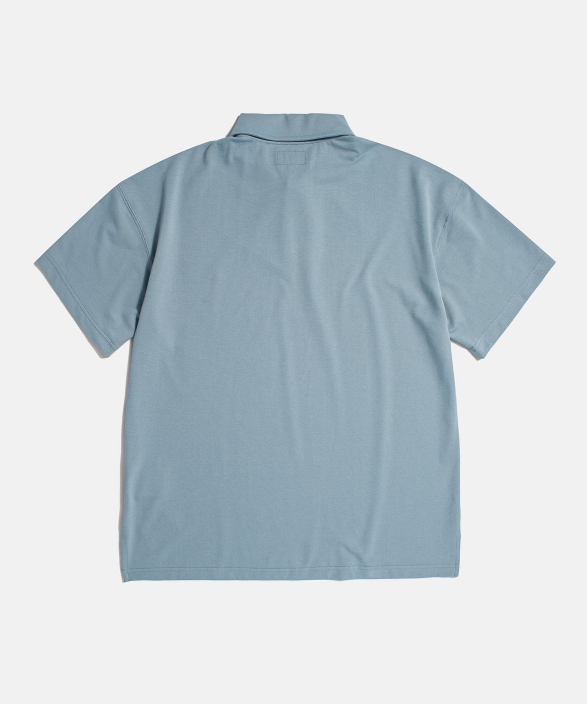 에스피오나지(ESPIONAGE) Over Pique Polo Shirt Powder Blue