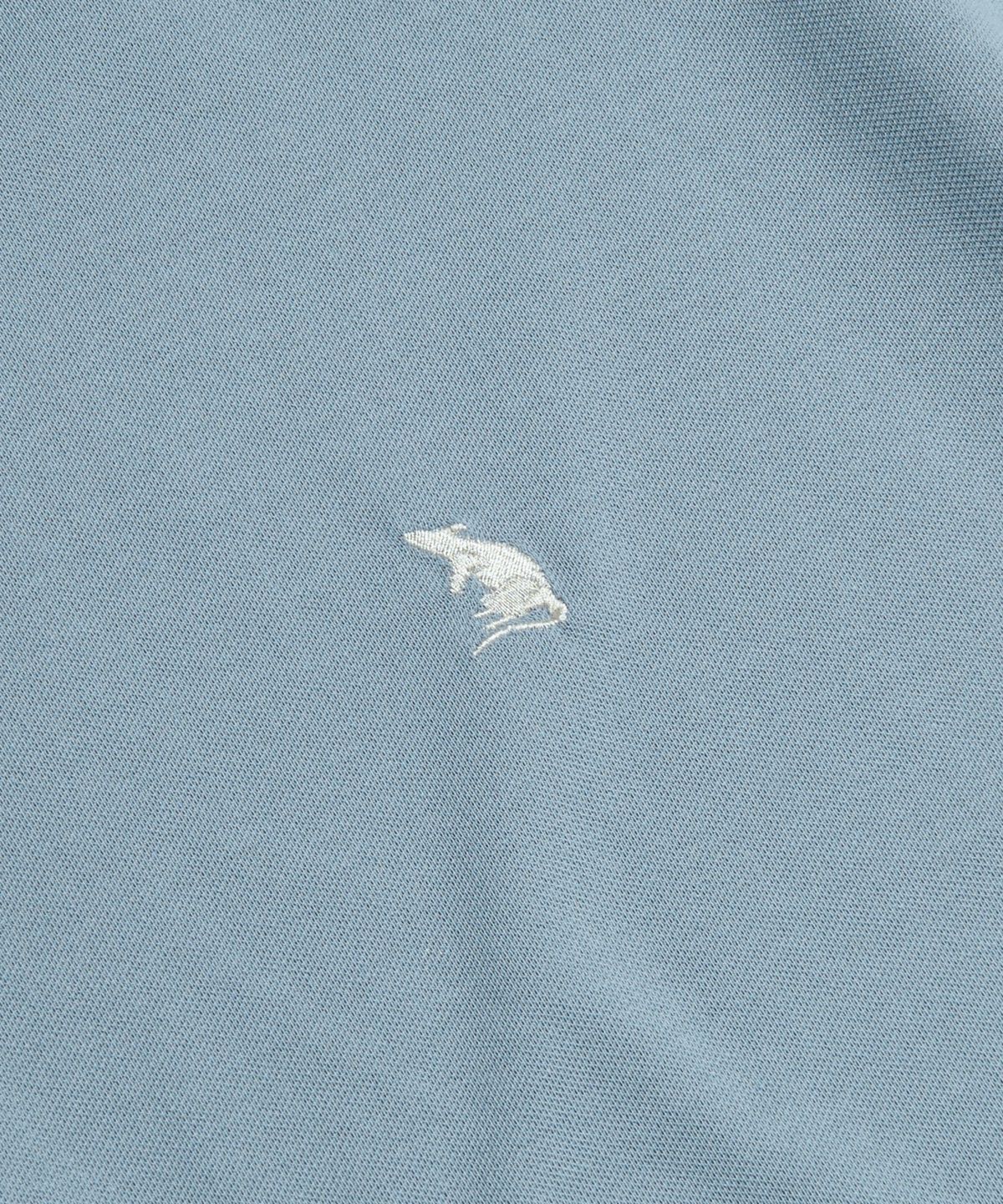 에스피오나지(ESPIONAGE) Over Pique Polo Shirt Powder Blue
