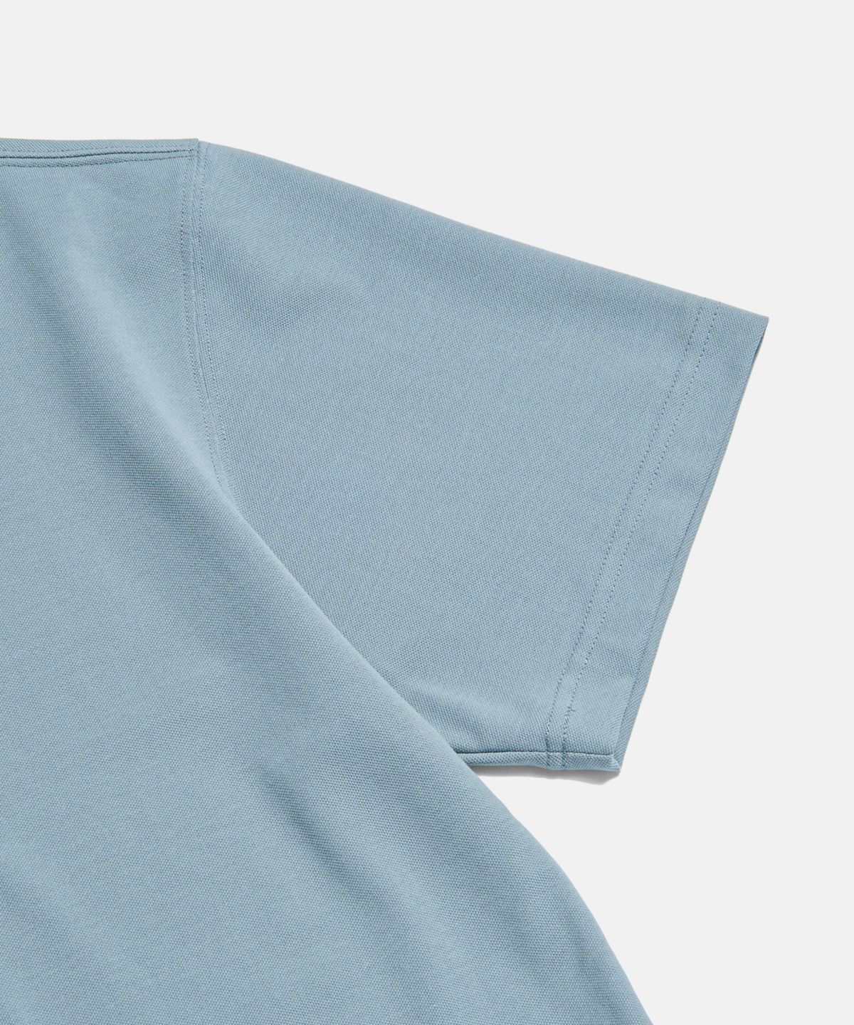에스피오나지(ESPIONAGE) Over Pique Polo Shirt Powder Blue
