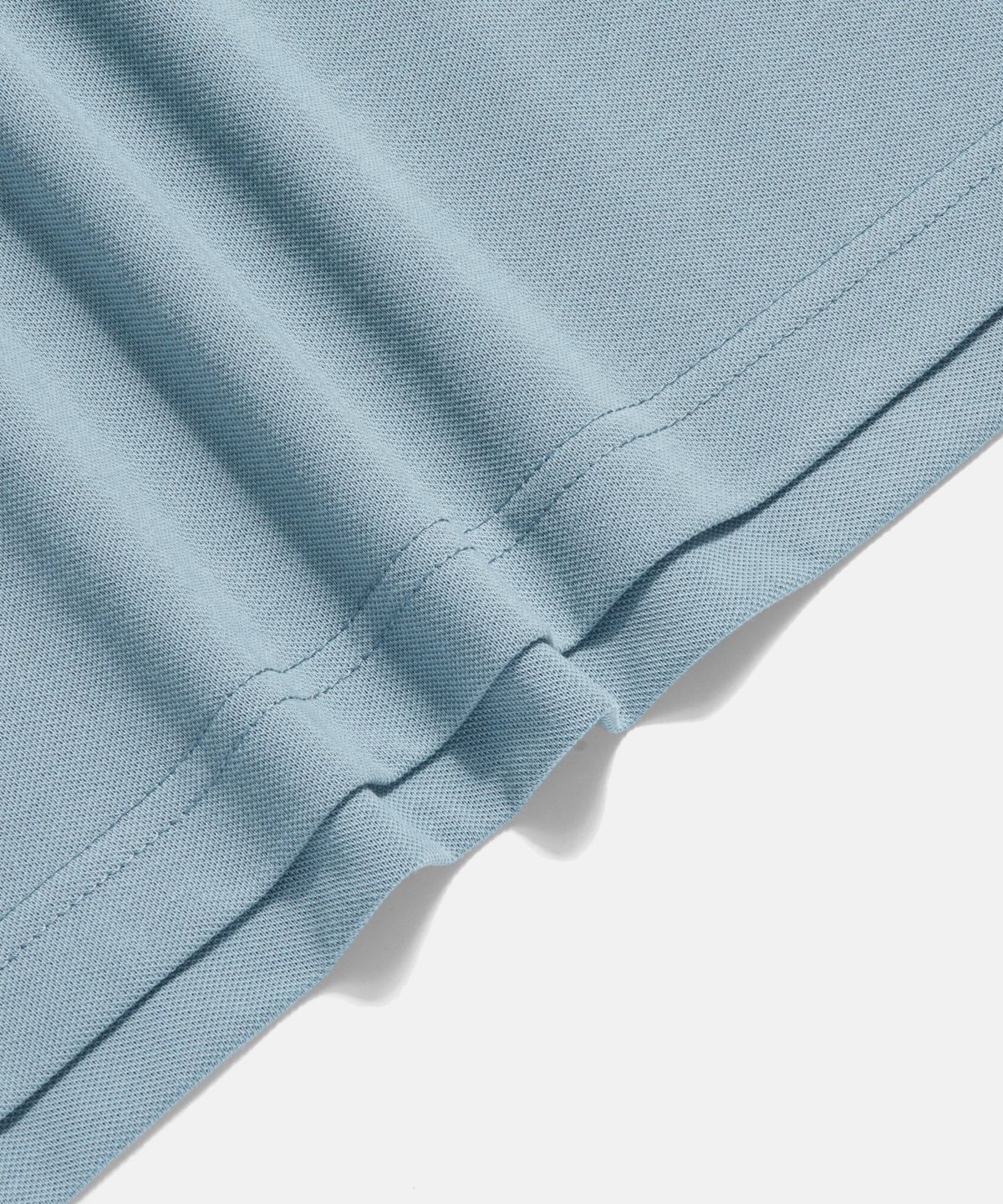 에스피오나지(ESPIONAGE) Over Pique Polo Shirt Powder Blue