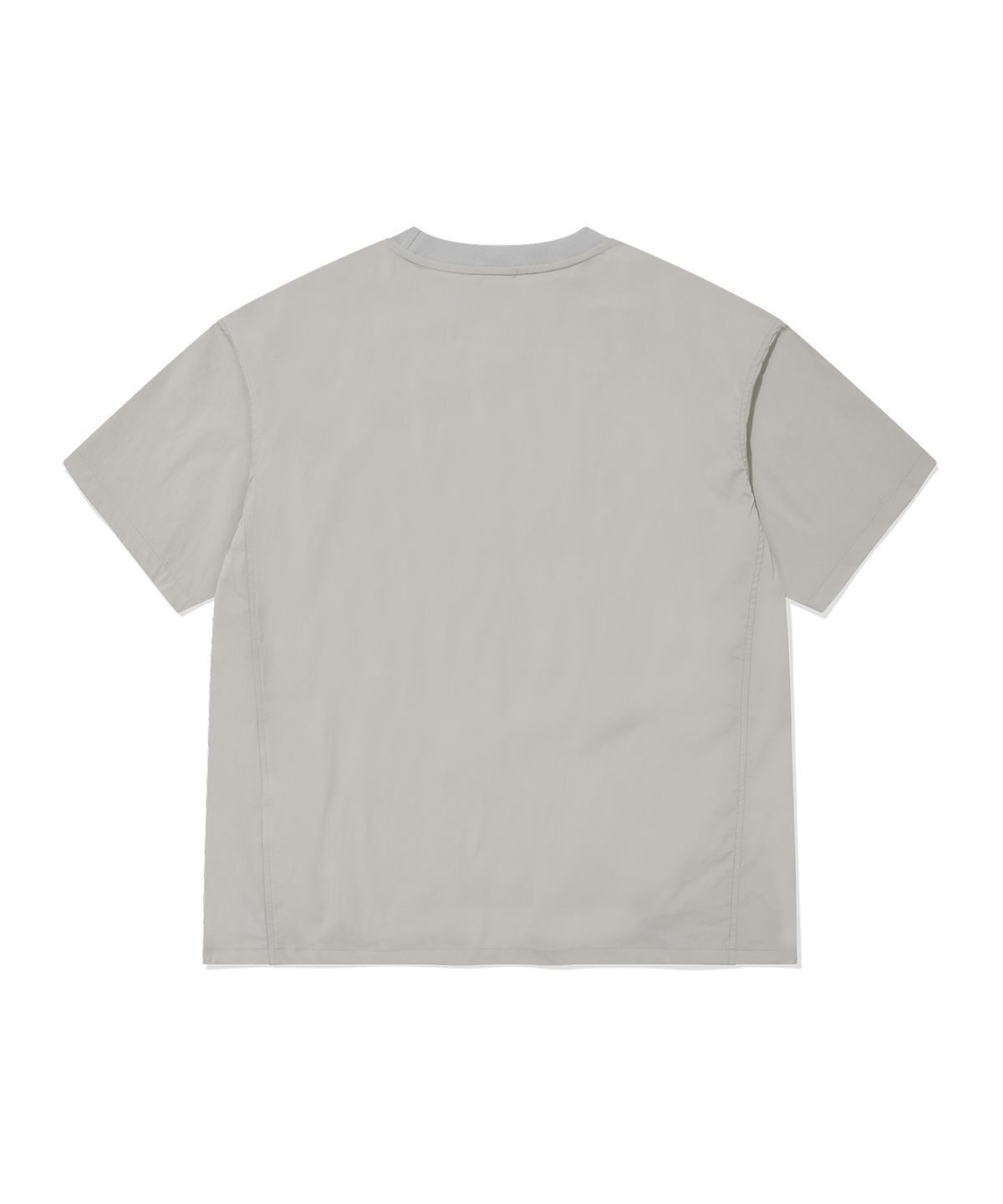 커버낫(COVERNAT) 테크 나일론 베이직 티셔츠 Light Gray