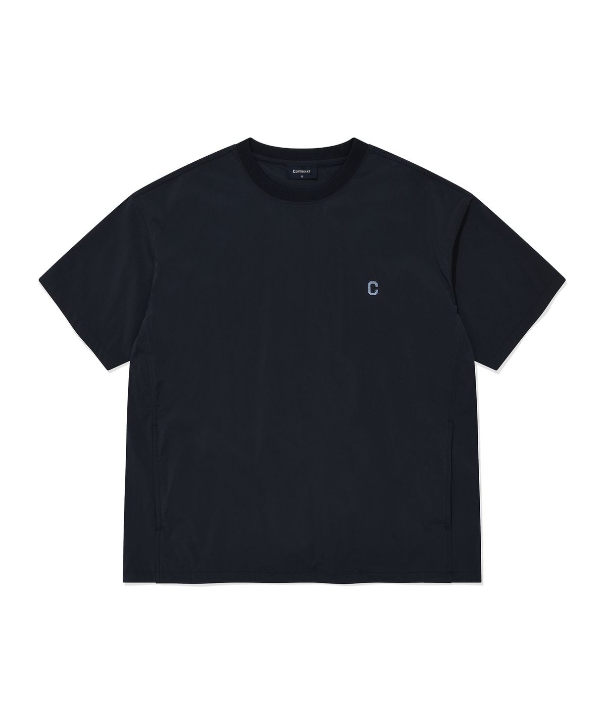 커버낫(COVERNAT) 테크 나일론 베이직 티셔츠 Dark Navy