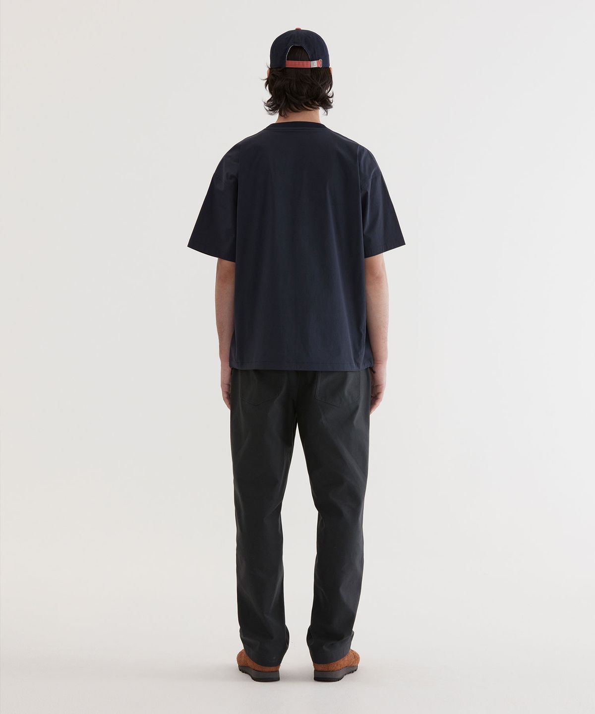 커버낫(COVERNAT) 테크 나일론 베이직 티셔츠 Dark Navy