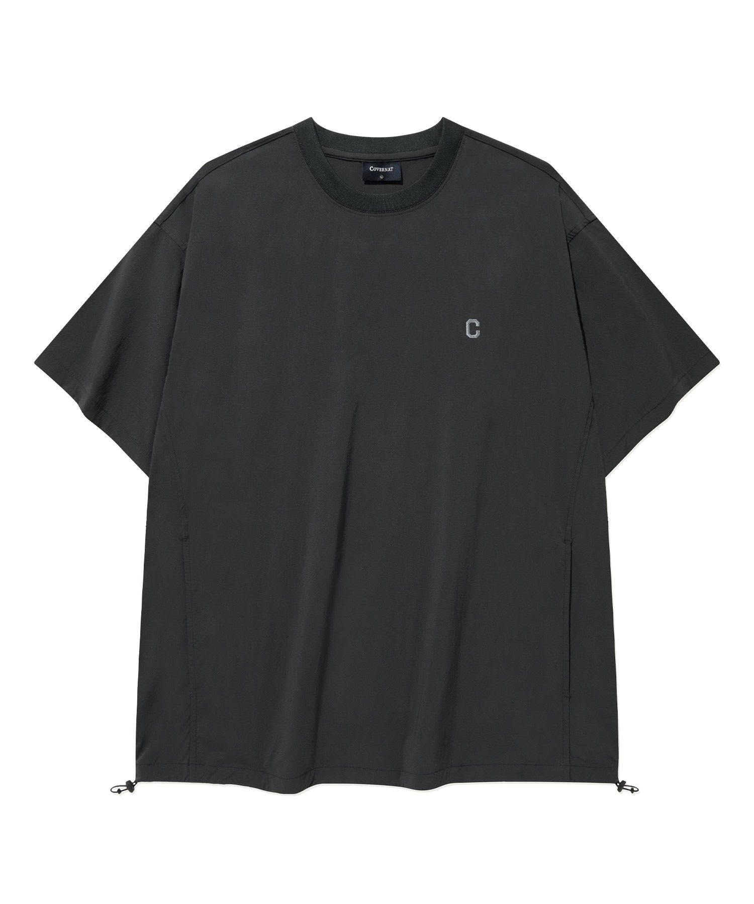 COVERNATのTech Nylon Basic T-Shirt 全3色 MUSINSA | COVERNAT Tech Nylon Basic T-Shirt Charcoal