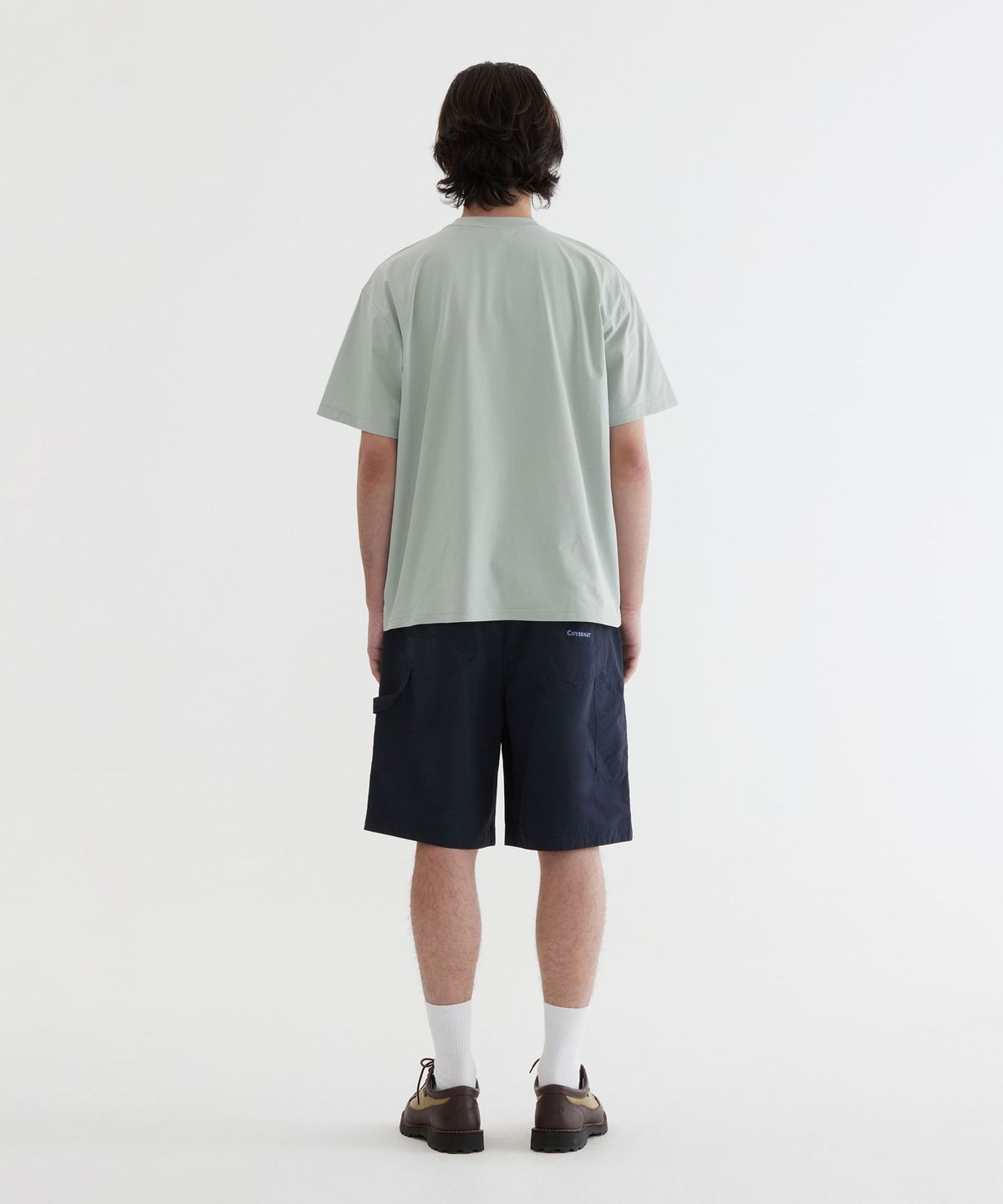 커버낫(COVERNAT) 소로나 나일론 포켓 티셔츠 Light Gray