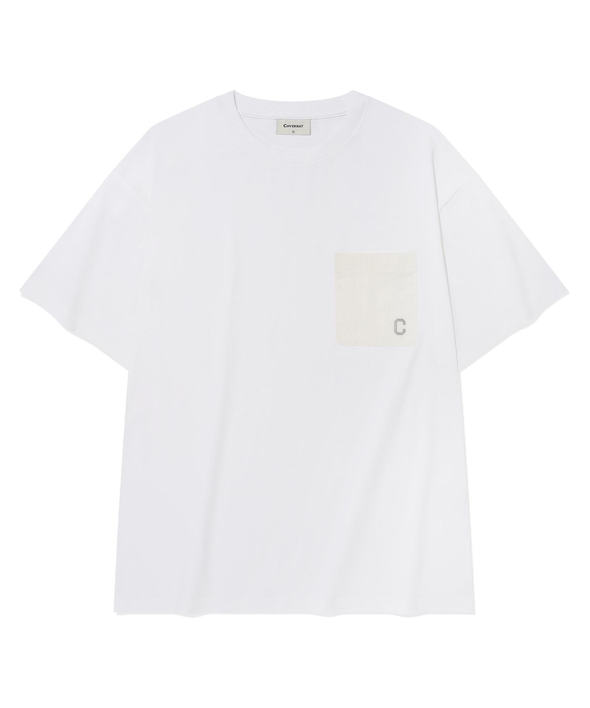 커버낫(COVERNAT) 소로나 나일론 포켓 티셔츠 White