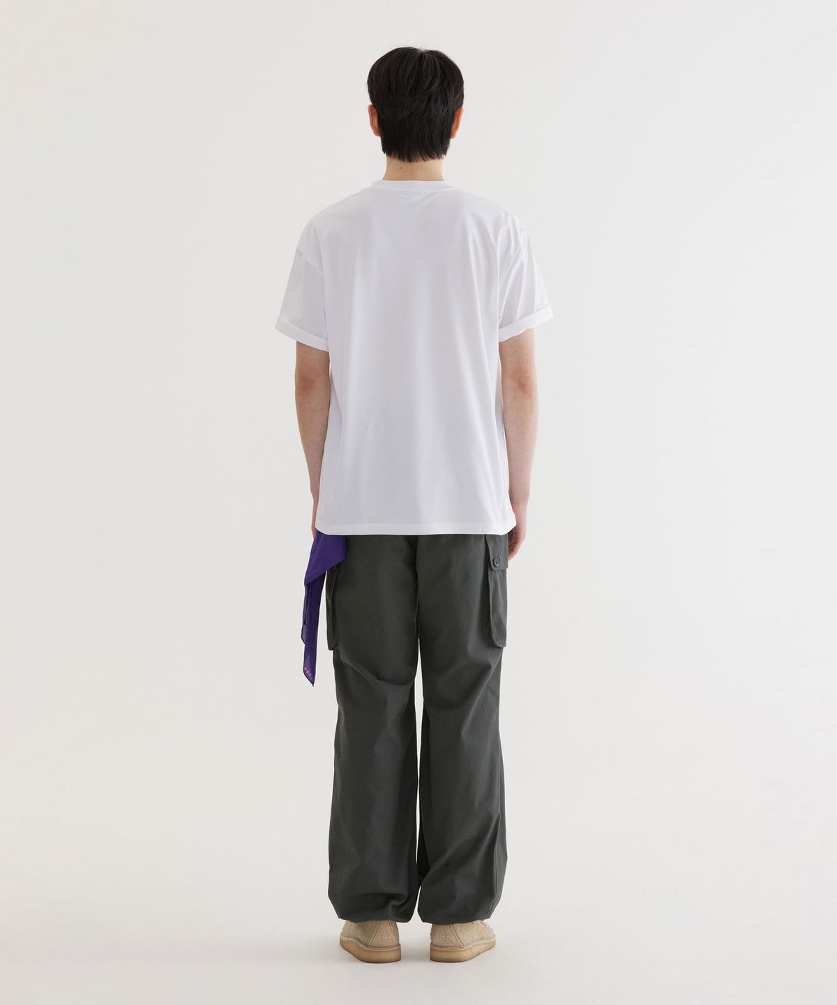 커버낫(COVERNAT) 소로나 나일론 포켓 티셔츠 White