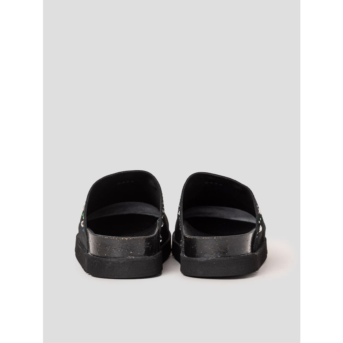 숄(SCHOLL) [Scholl X SWAROVSKI] 코르크 크로그 샌들  블랙 (HH54K2H175)