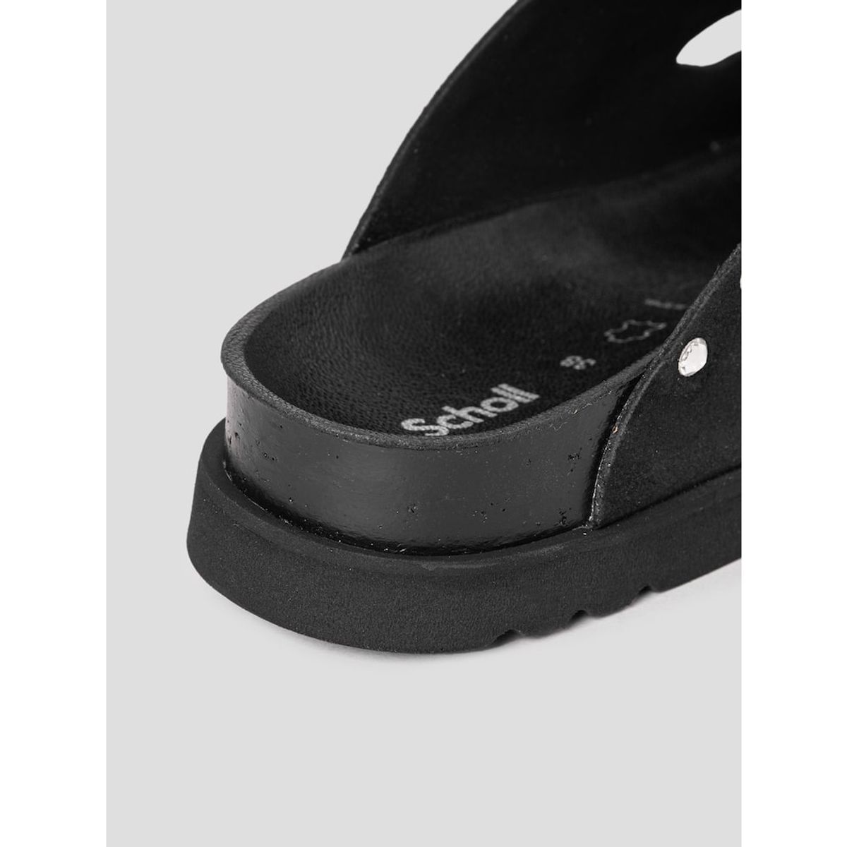 숄(SCHOLL) [Scholl X SWAROVSKI] 코르크 투스트랩 샌들  블랙 (HH54K2H185)