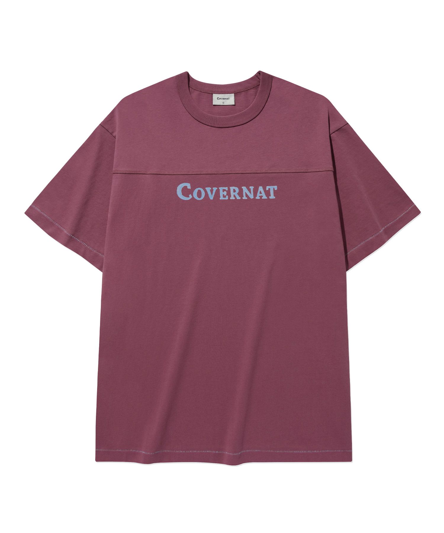Tシャツ・カットソー COVERNAT Painting Graphic Cutting Line T-Shirt Magenta MUSINSA | COVERNAT Painting Graphic Cutting Line T-Shirt Magenta