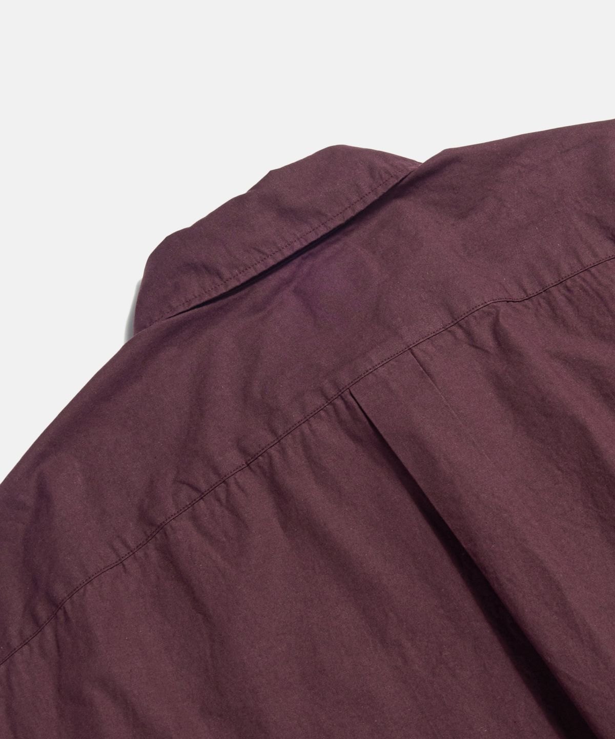 에스피오나지(ESPIONAGE) Crest Logo S/S Over Shirt Burgundy