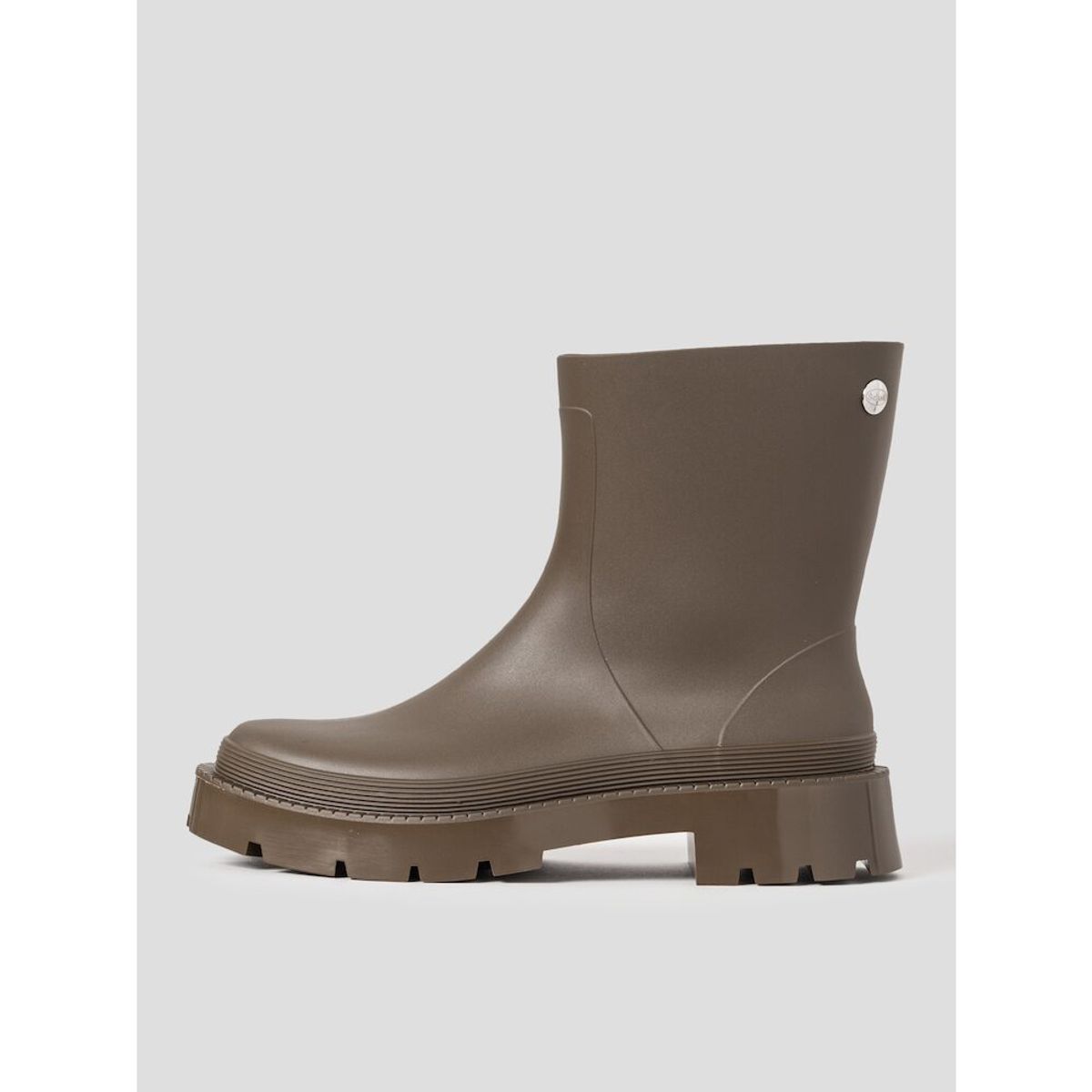 숄(SCHOLL) (WOMEN) 로우컷 청키솔 레인 부츠  그린 (HH54K2T14M)