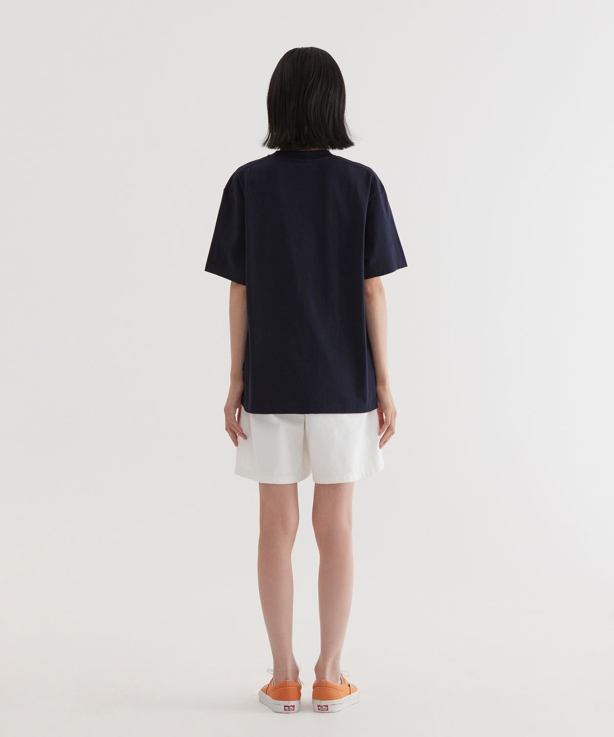 커버낫(COVERNAT) 볼륨 카 그래픽 티셔츠 Dark Navy