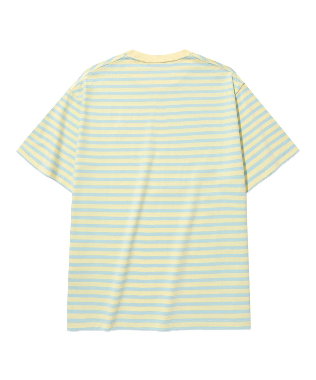 커버낫(COVERNAT) 베이직 스트라이프 티셔츠 Lemon