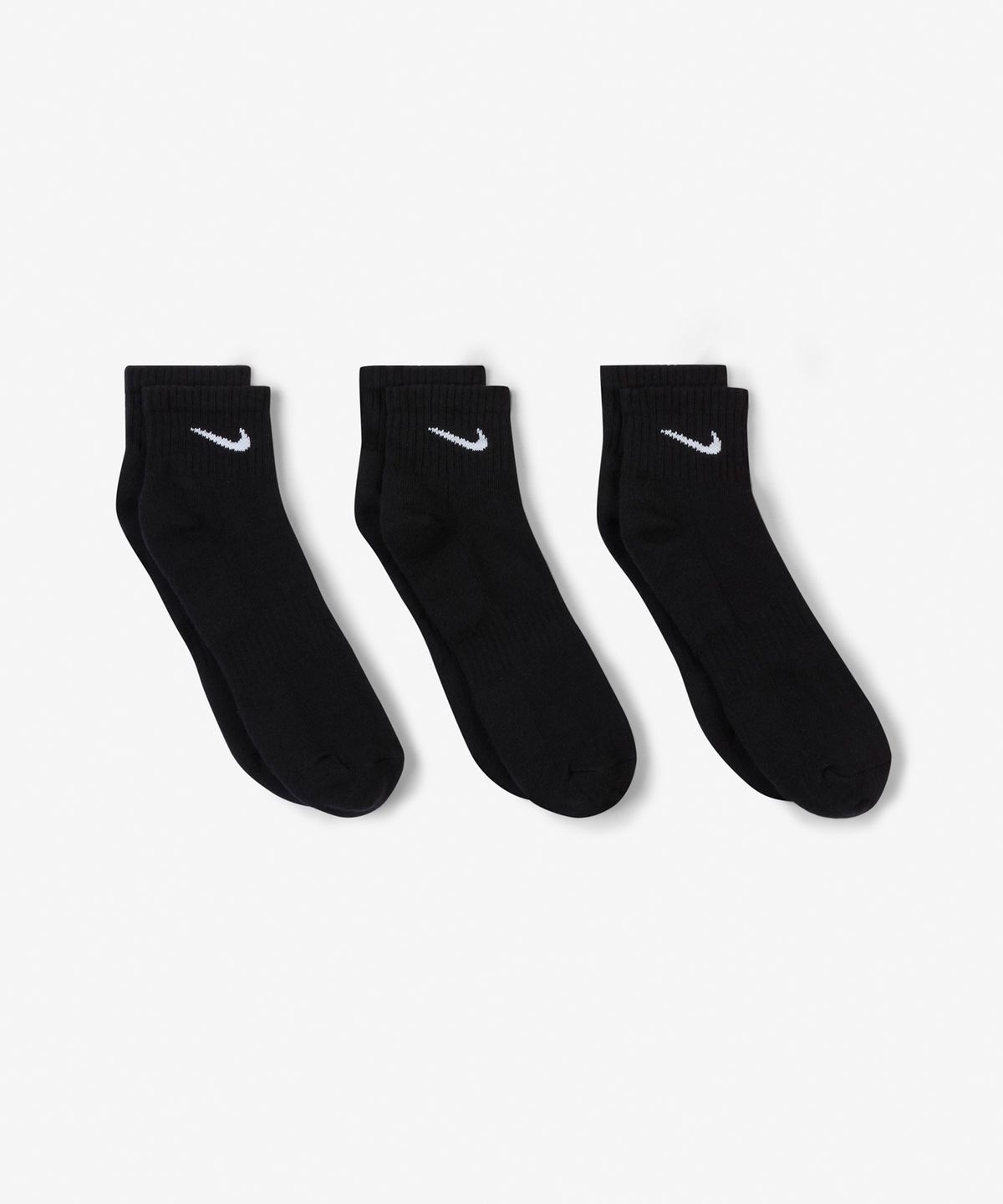 나이키(NIKE) 에브리데이 쿠션 트레이닝 앵클 삭스(3켤레) - 블랙:화이트 / SX7667-010