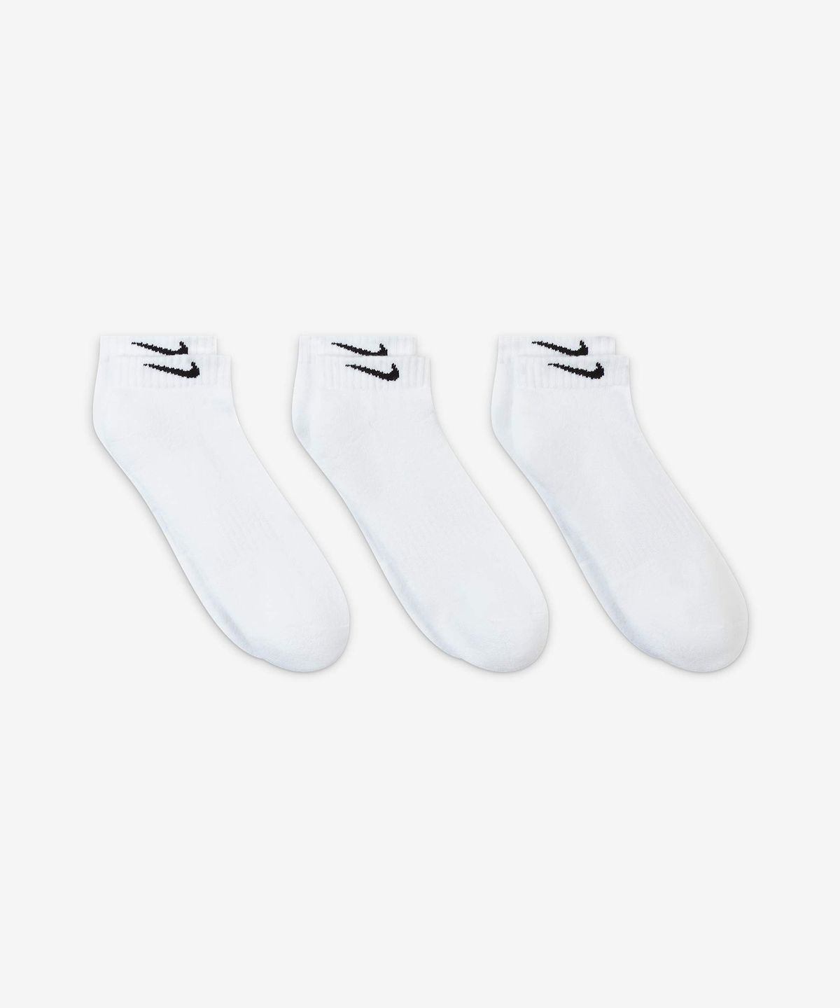 나이키(NIKE) 에브리데이 쿠션 트레이닝 로우 삭스(3켤레) - 화이트:블랙 / SX7670-100