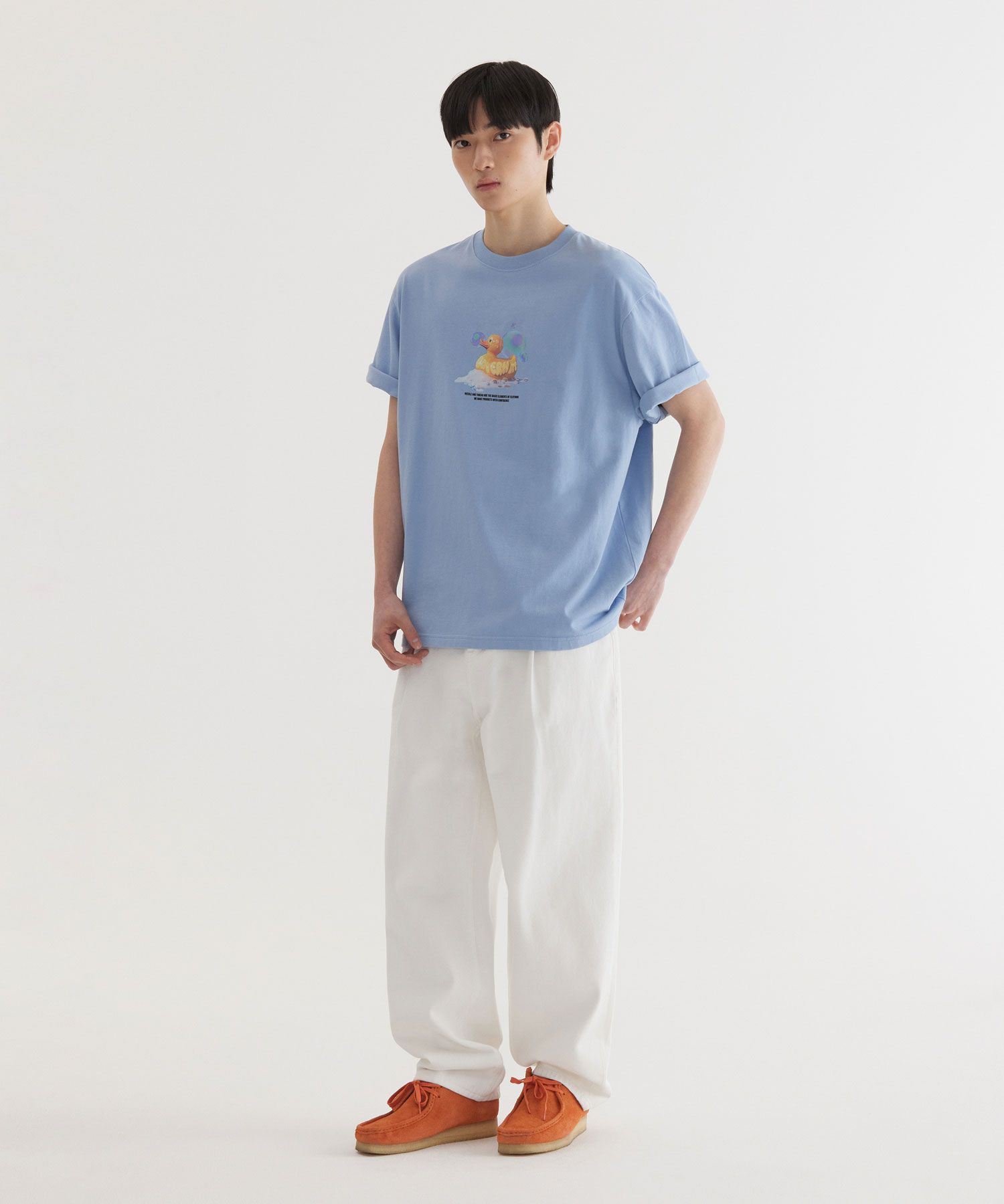 COVERNATのBubble Rubber Duck Graphic T-Shirt 全3色 MUSINSA | COVERNAT Bubble Rubber Duck Graphic T-Shirt Blue