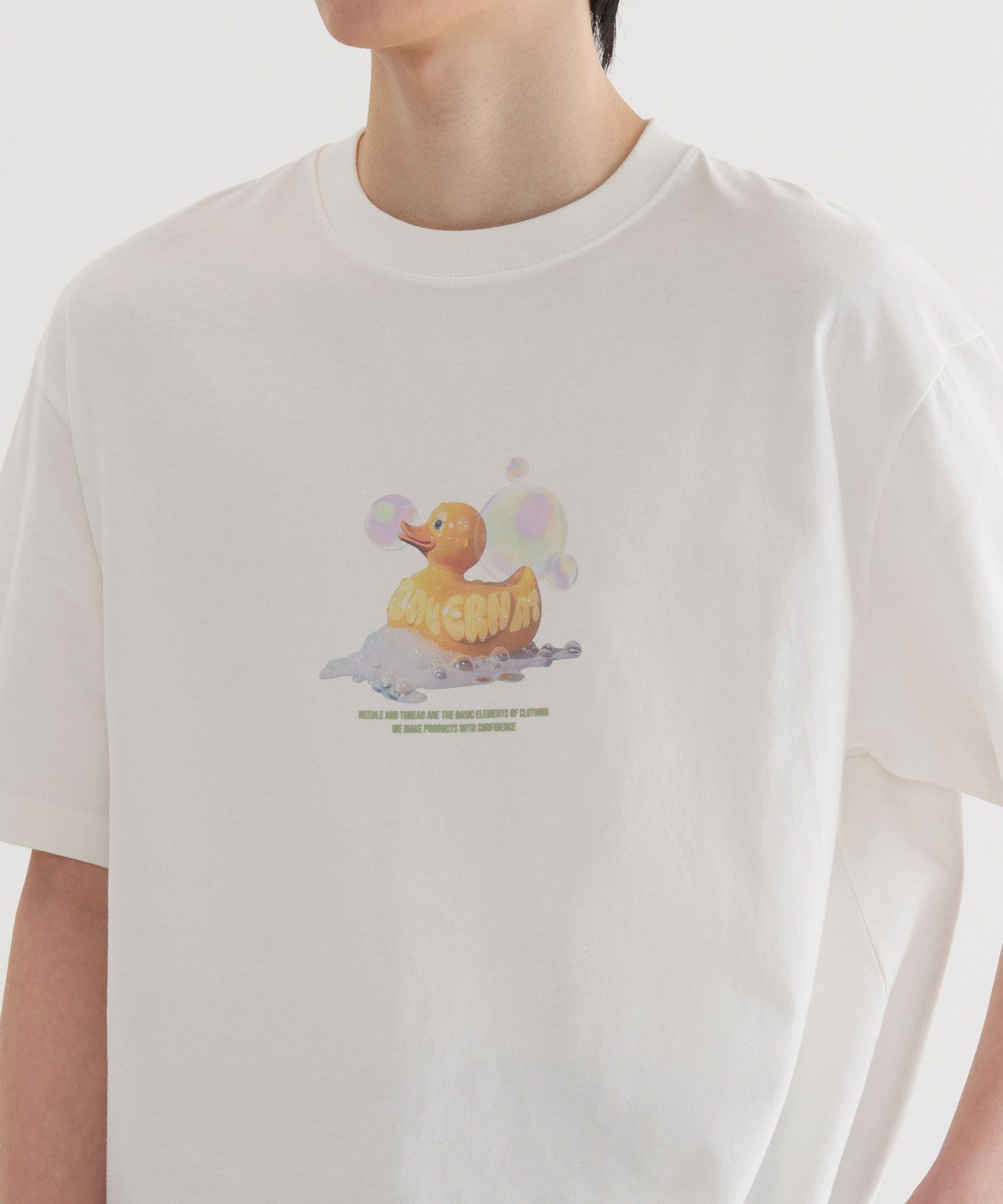 COVERNATのBubble Rubber Duck Graphic T-Shirt 全3色 MUSINSA | COVERNAT Bubble Rubber Duck Graphic T-Shirt Blue