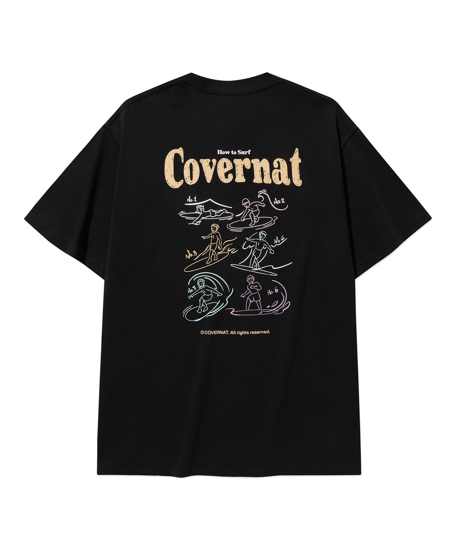 COVERNATのCool Cotton Surfing Motion Graphic T-Shirt 全4色 MUSINSA公式 | COVERNAT Cool Cotton Surfing Motion Graphic T