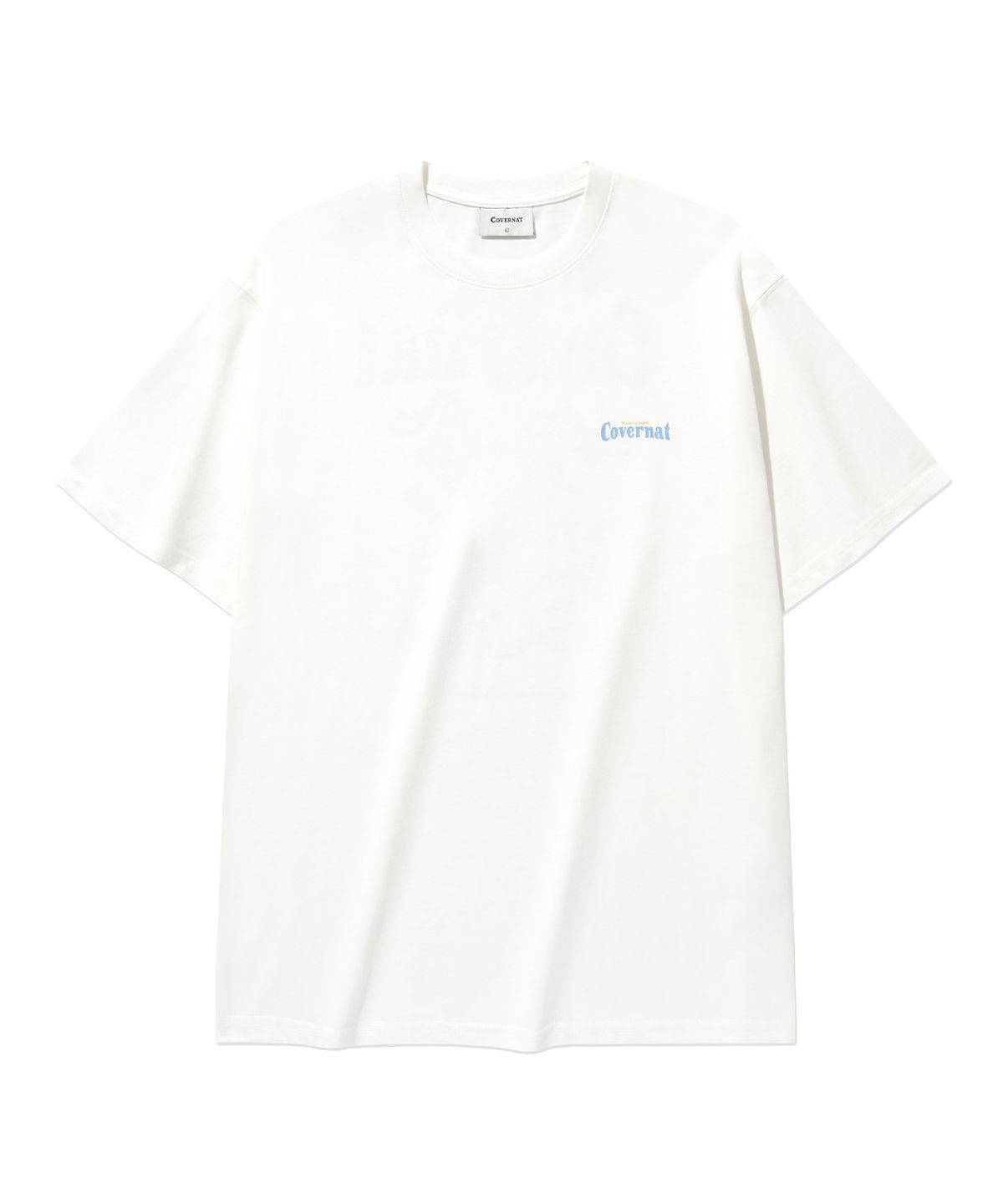 커버낫(COVERNAT) 쿨 코튼 서핑 모션 그래픽 티셔츠 White