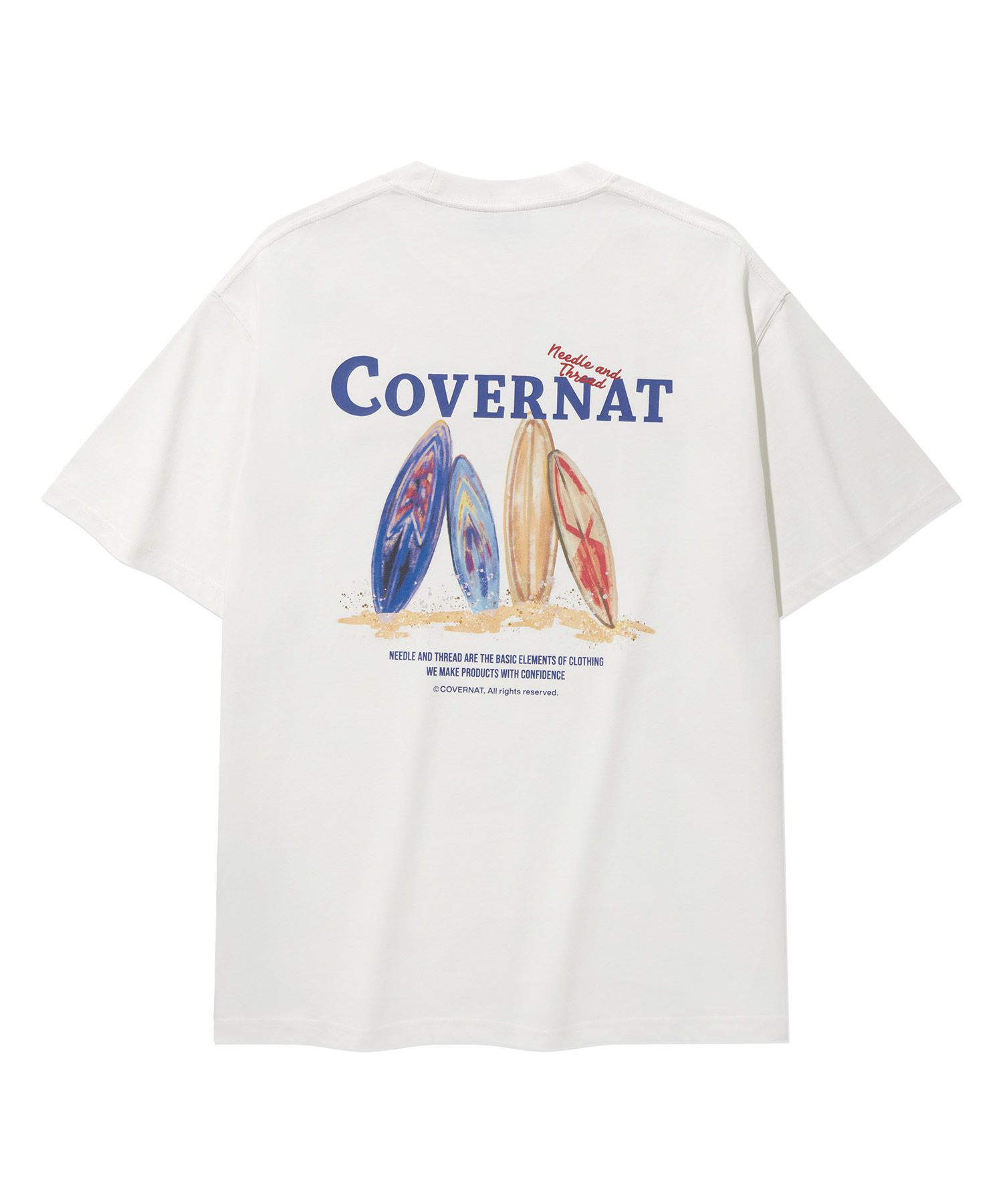 COVERNATのSupima Quad Board Graphic T-Shirt 全3色 MUSINSA | COVERNAT Supima Quad Board Graphic T-Shirt White