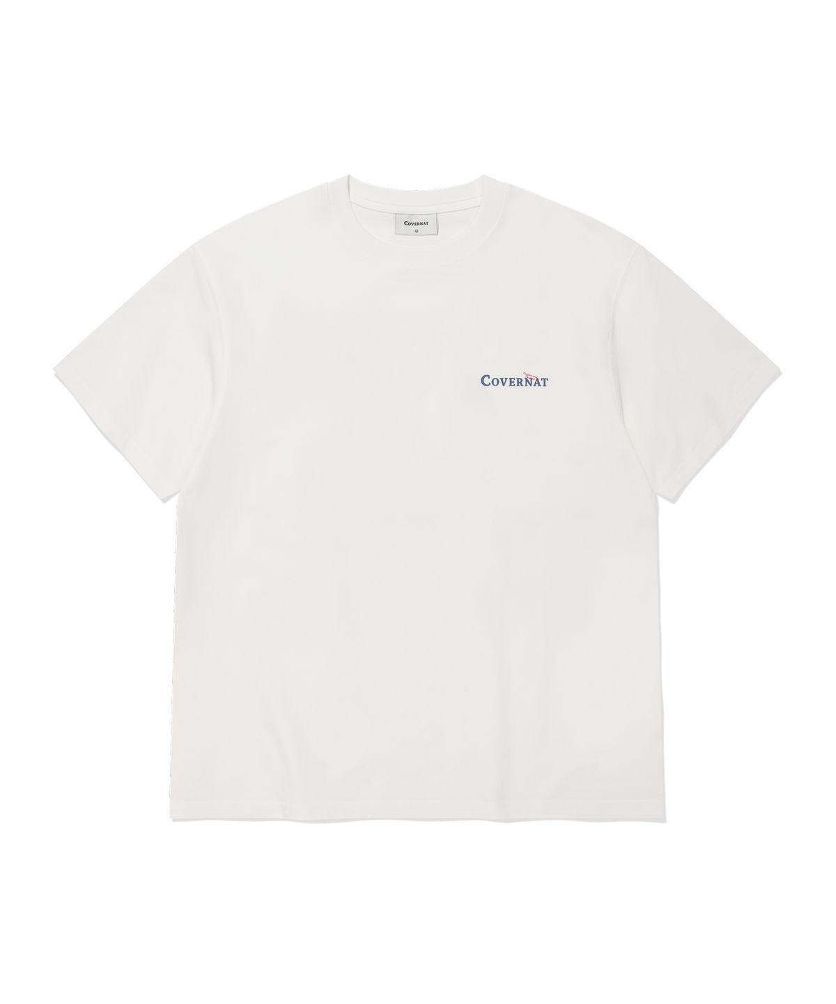 커버낫(COVERNAT) 수피마 쿼드 보드 그래픽 티셔츠 White