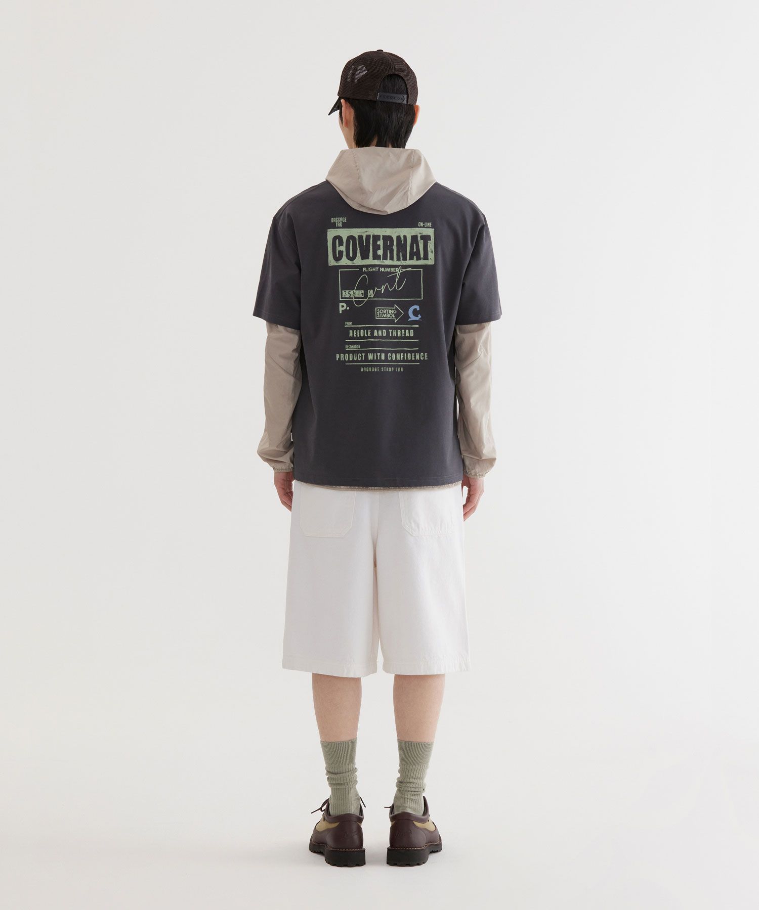 COVERNATのSupima Exhaust Hooded Graphic T-Shirt 全3色 MUSINSA公式 | COVERNAT Supima Exhaust Hoodie Graphic T-Shirt