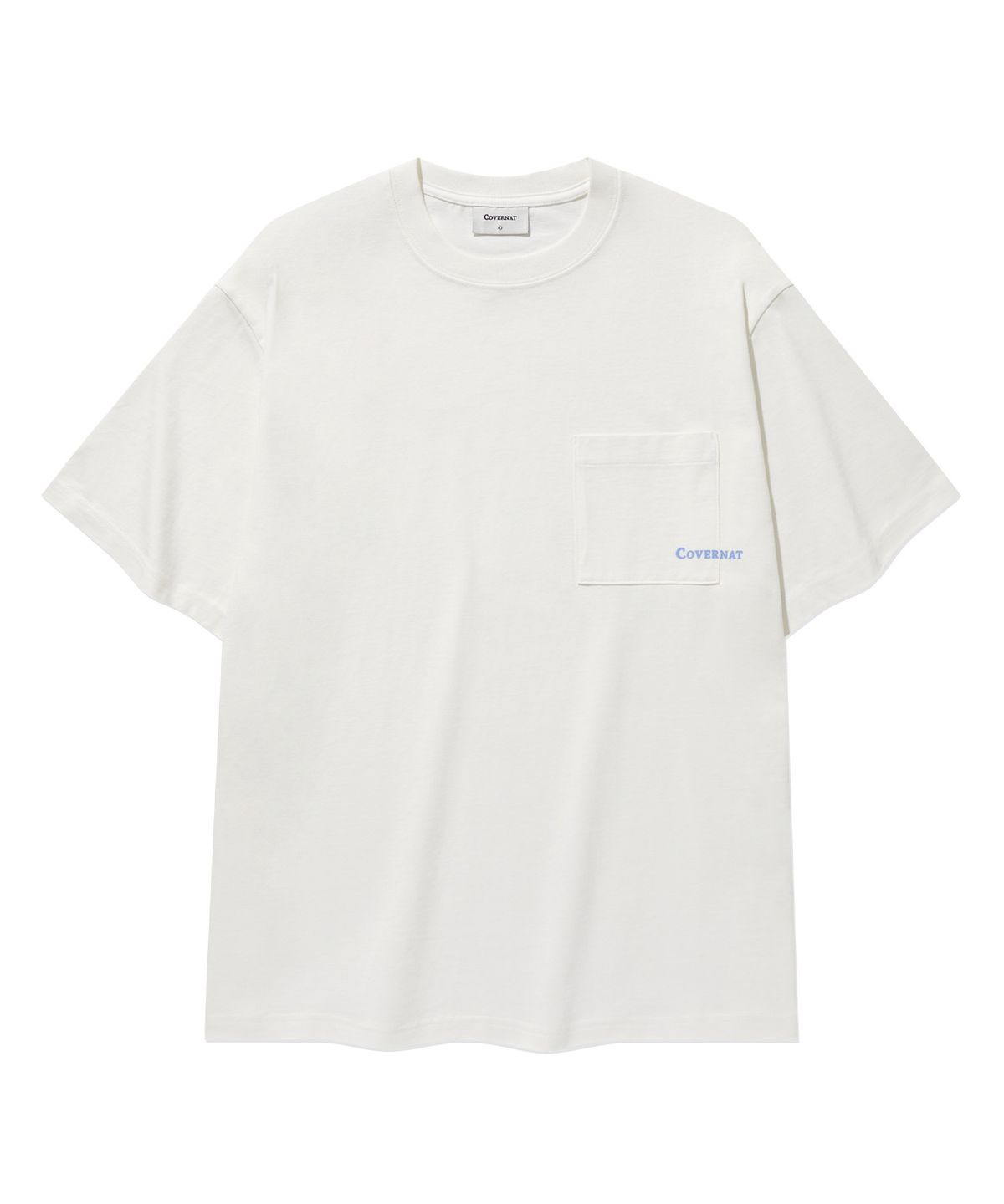 커버낫(COVERNAT) 베이직 포켓 티셔츠 White