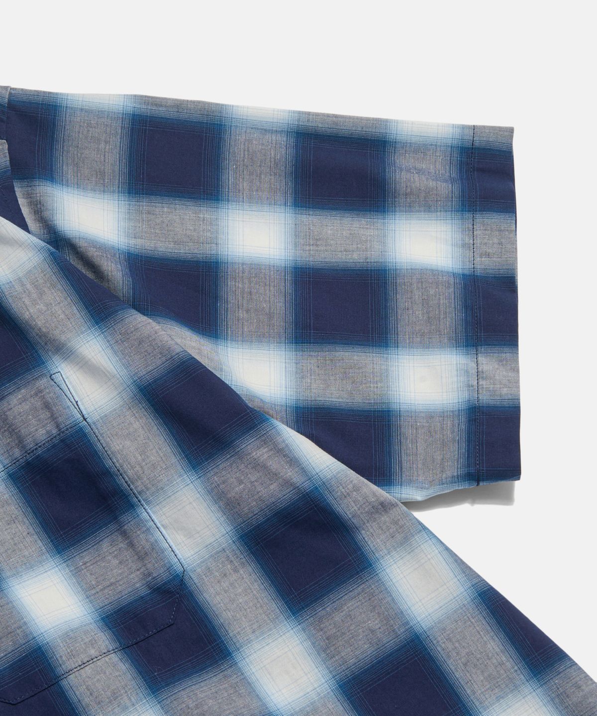 에스피오나지(ESPIONAGE) 2 Pocket S/S Work Shirt Navy Ombre