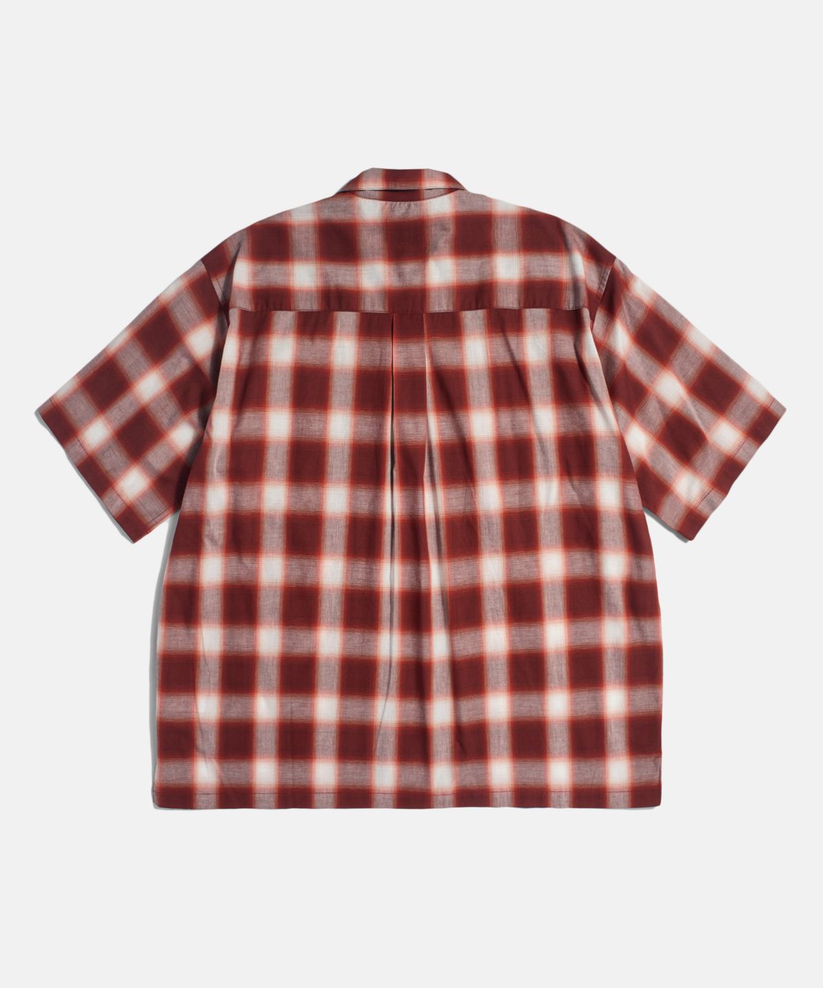 에스피오나지(ESPIONAGE) 2 Pocket S/S Work Shirt Red Ombre