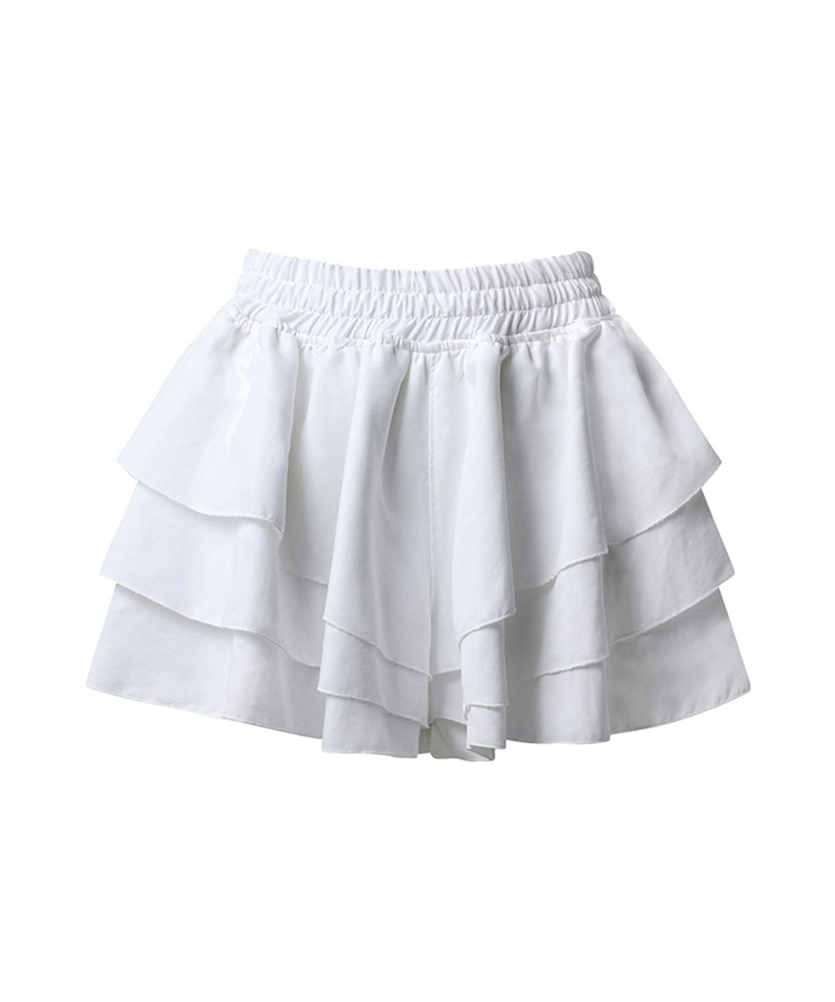에르에르(ERER) Ruffle shorts White