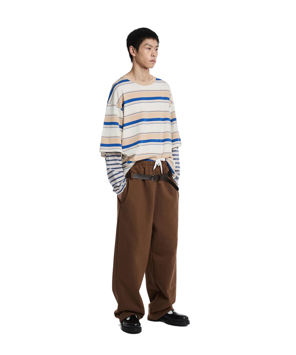 트렁크프로젝트(TRUNK PROJECT) Belted Lounge Pants_Brown