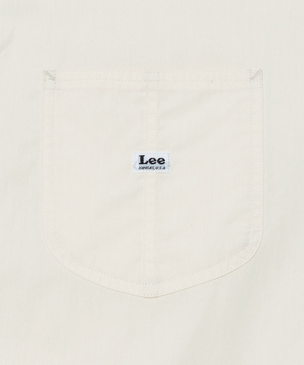 리(LEE) 로코 포켓 린넨 반팔 셔츠 아이보리