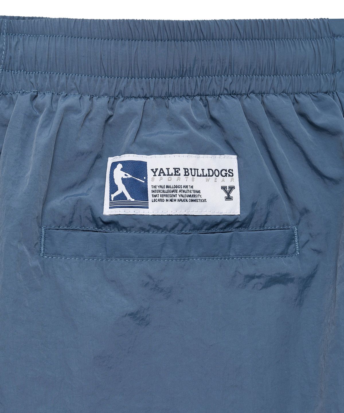 예일(YALE) 나일론 불독스 숏팬츠_블루