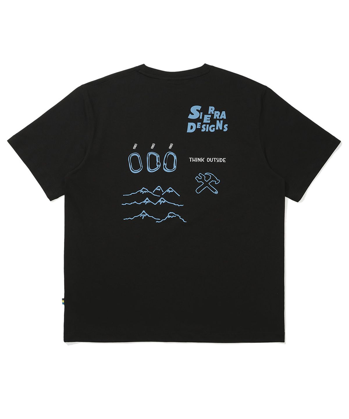 시에라디자인(SIERRA DESIGNS) 어드벤처 키트 칠라이트(CHILL-LITE) 반팔티셔츠 BLACK