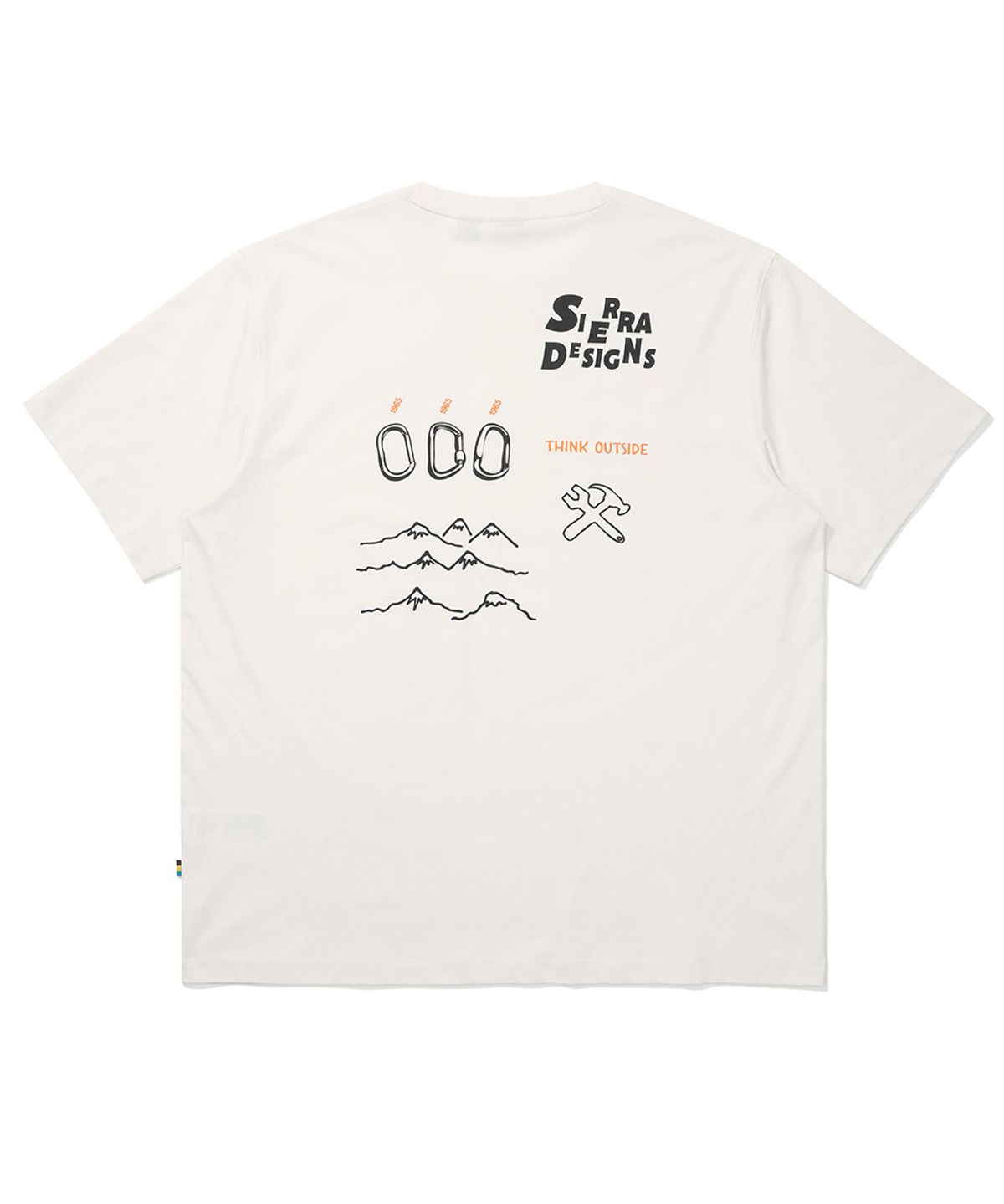 시에라디자인(SIERRA DESIGNS) 어드벤처 키트 칠라이트(CHILL-LITE) 반팔티셔츠 IVORY
