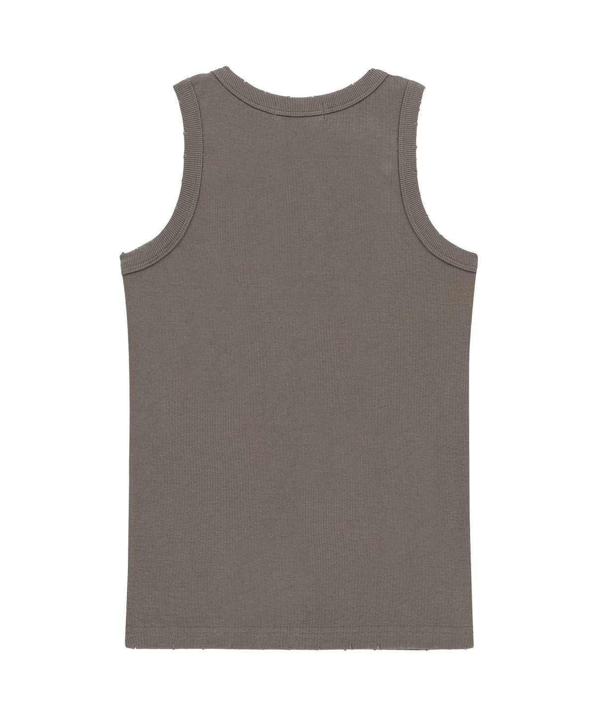 아캄(AAKAM) Distressed Logo Sleeveless (Brown)