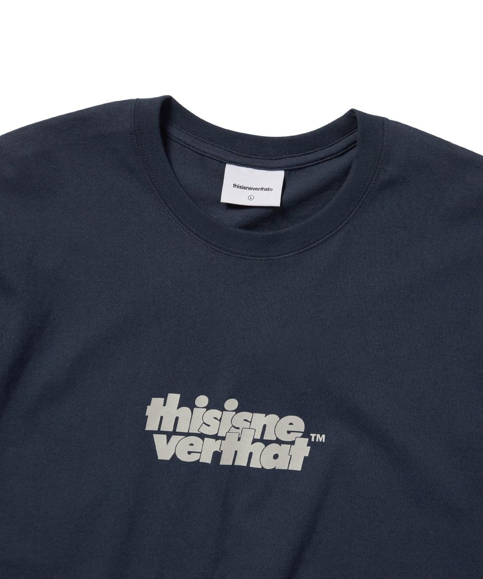 MUSINSA公式 | thisisneverthat OL-ロゴTシャツ ネイビー