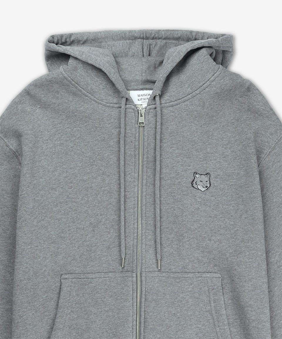 MUSINSA | MAISON KITSUNE Bold Fox Head Patch Comfort Zip-Up Hoodie