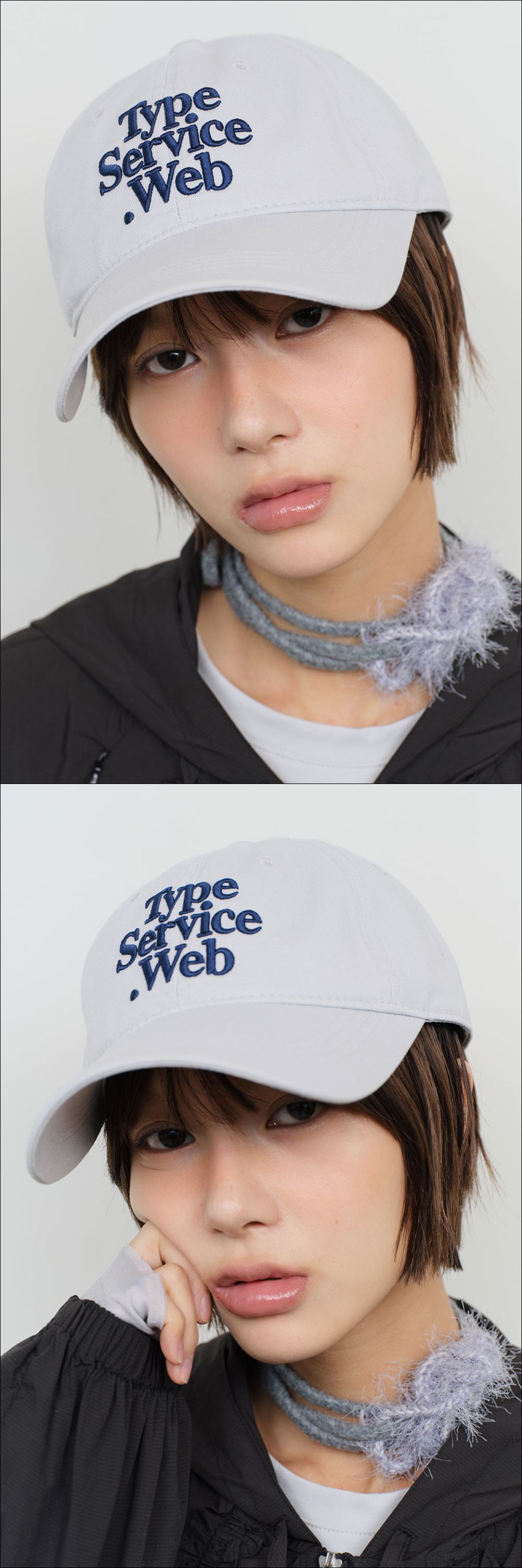 MUSINSA公式 | TYPESERVICE Typeservice Web Cap [Light Gray]