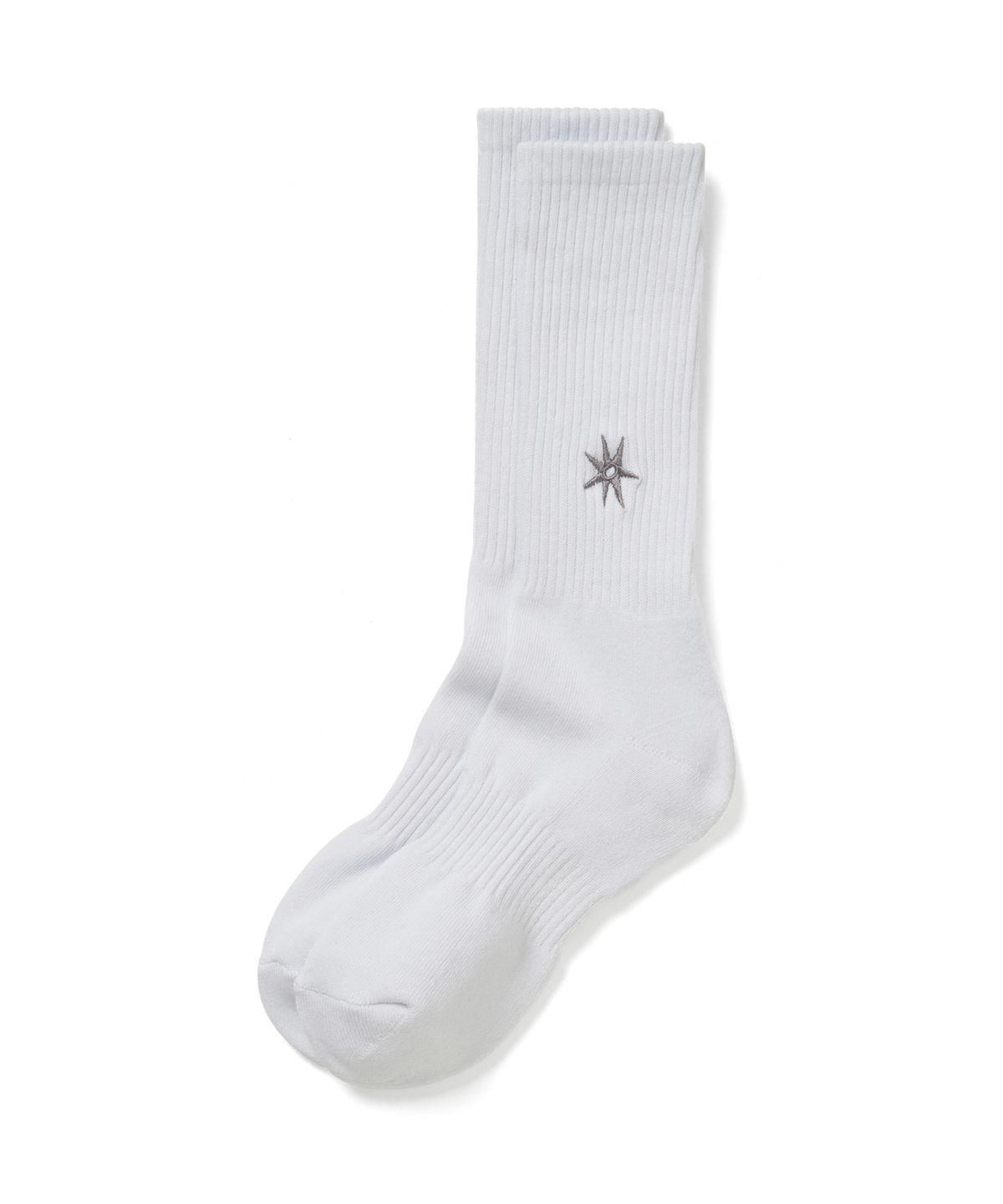 네이키드블러드(NAKEDBLOOD) FLARE LOGO SOCKS WHITE