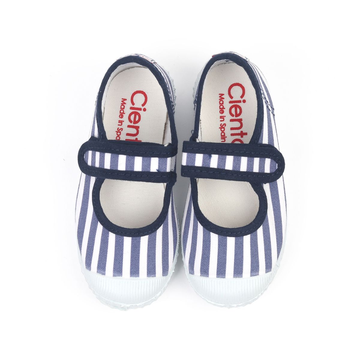 씨엔타 키즈(CIENTA KIDS) 메르세데스 벨크로 그래픽 화이트네이비