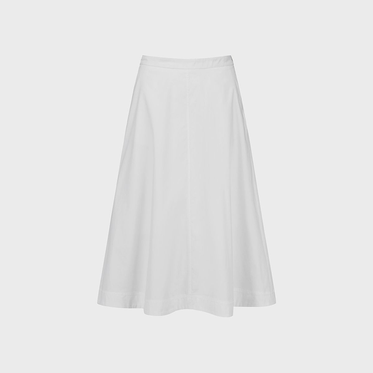 올젠(OLZEN) 여성) 절개 A라인 스커트_ZLF2RS2302WT