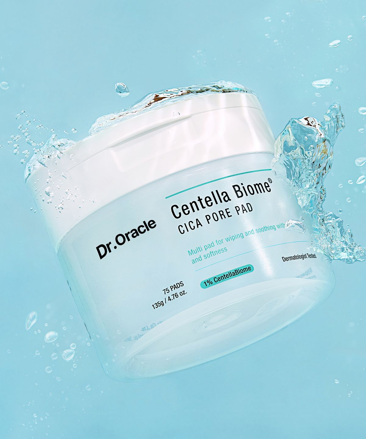 닥터오라클(DR.ORACLE) [SET] 센텔라바이옴 시카 모공 패드 75매(135g) + 수딩 선 세럼 50ml (+레시피 나이아신아마이드 화이트 마스크 10매/1box 본품 증정)