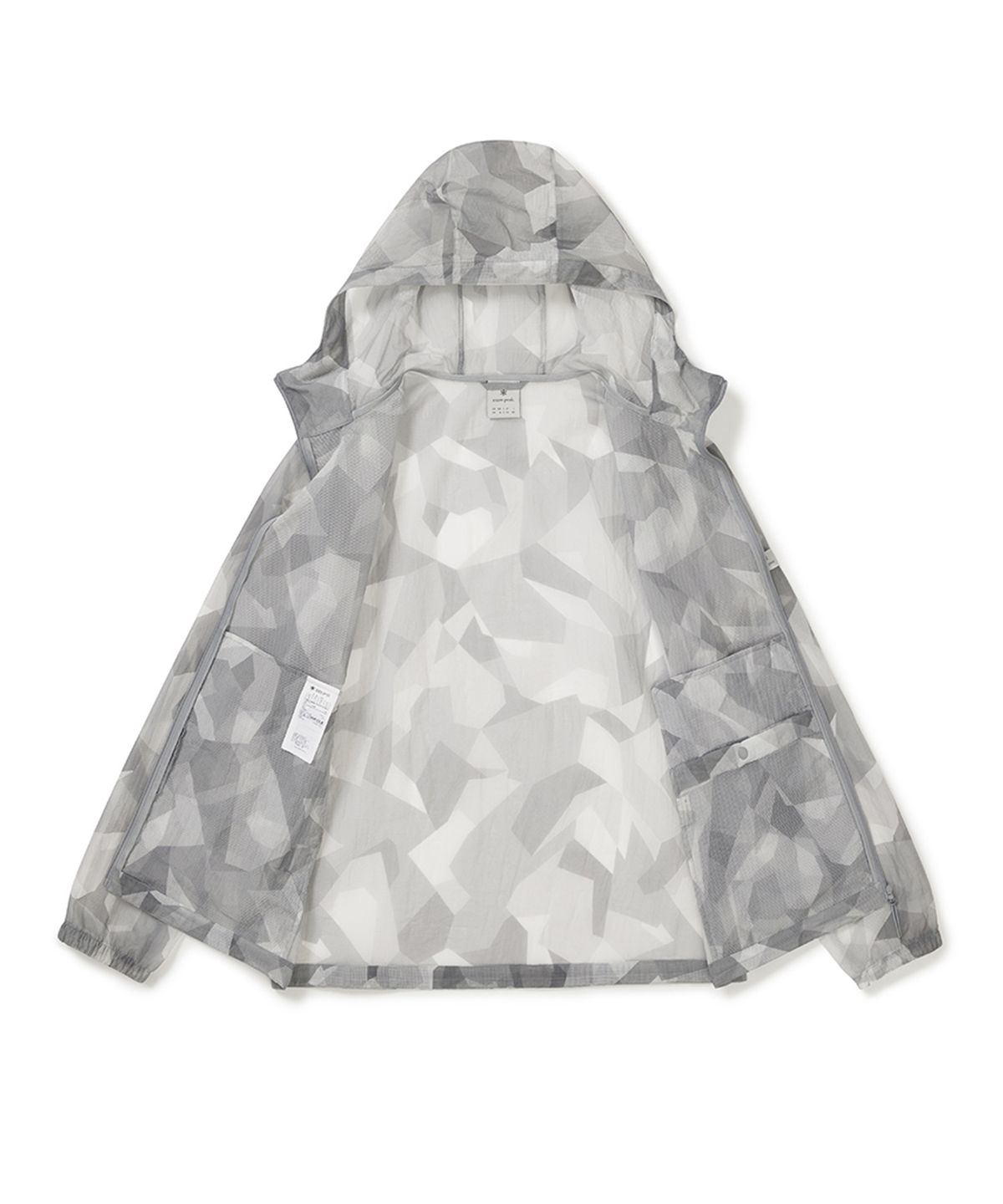 스노우피크 어패럴(SNOWPEAK APPAREL) 메쉬 방충 바람막이 (S25MMTWB72) Light Gray