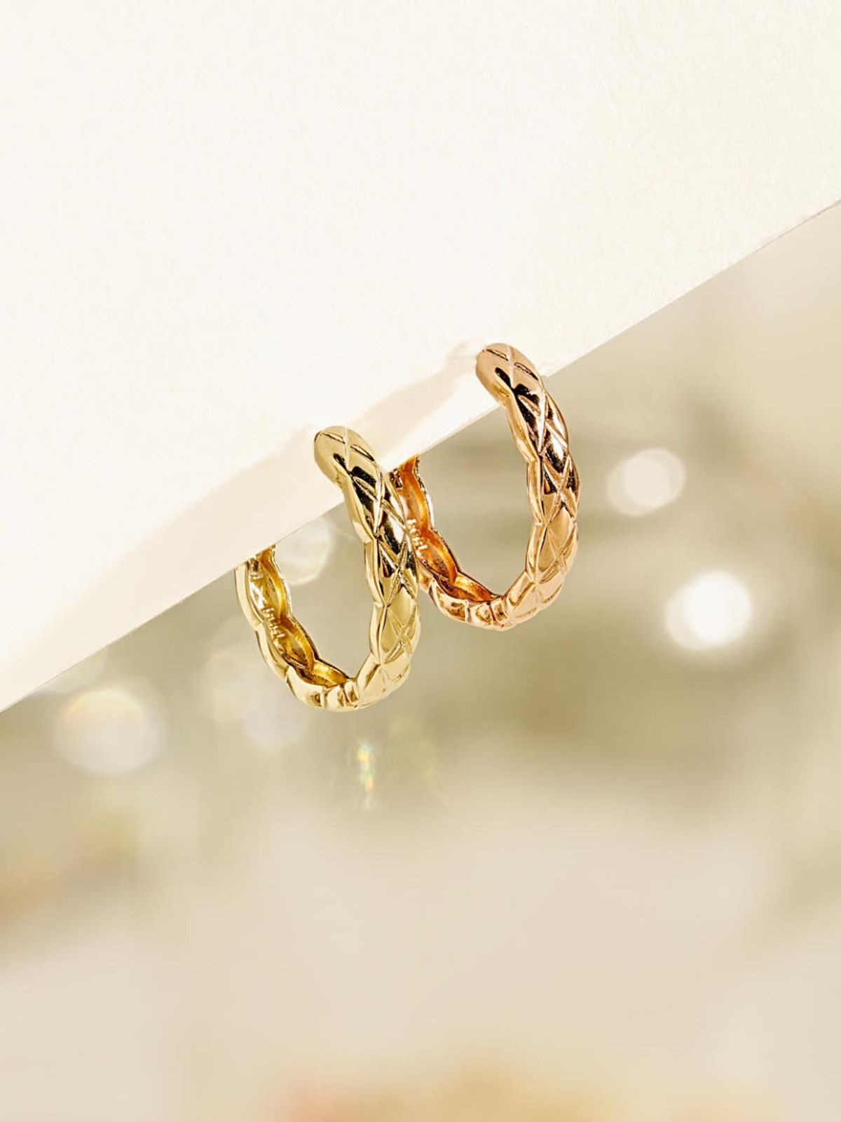 미니멀피어싱(MINIMALPIERCING) 14K 18K 글로우 원터치 링 귀걸이 S,M,L